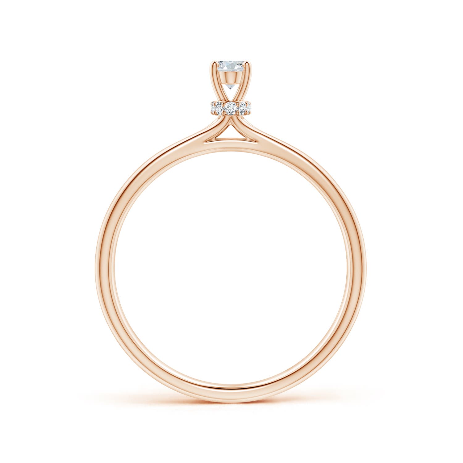 F-G, VS / 0.26 CT / 14 KT Rose Gold