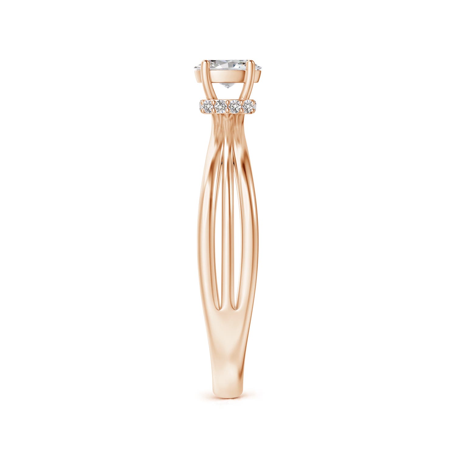 I-J, I1-I2 / 0.26 CT / 14 KT Rose Gold