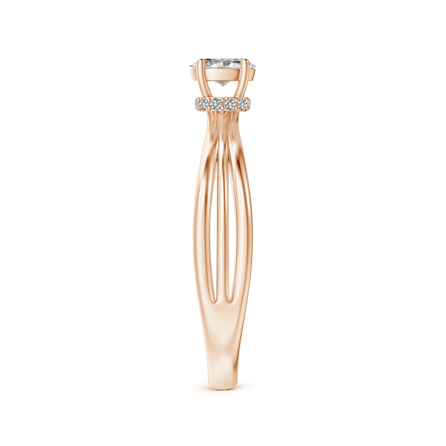 K, I3 / 0.26 CT / 14 KT Rose Gold