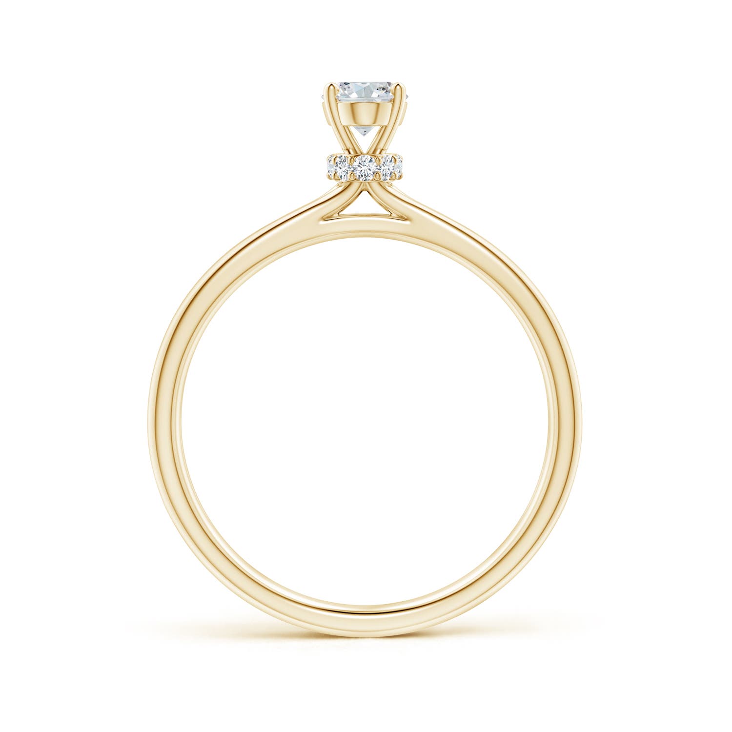 F-G, VS / 0.49 CT / 14 KT Yellow Gold