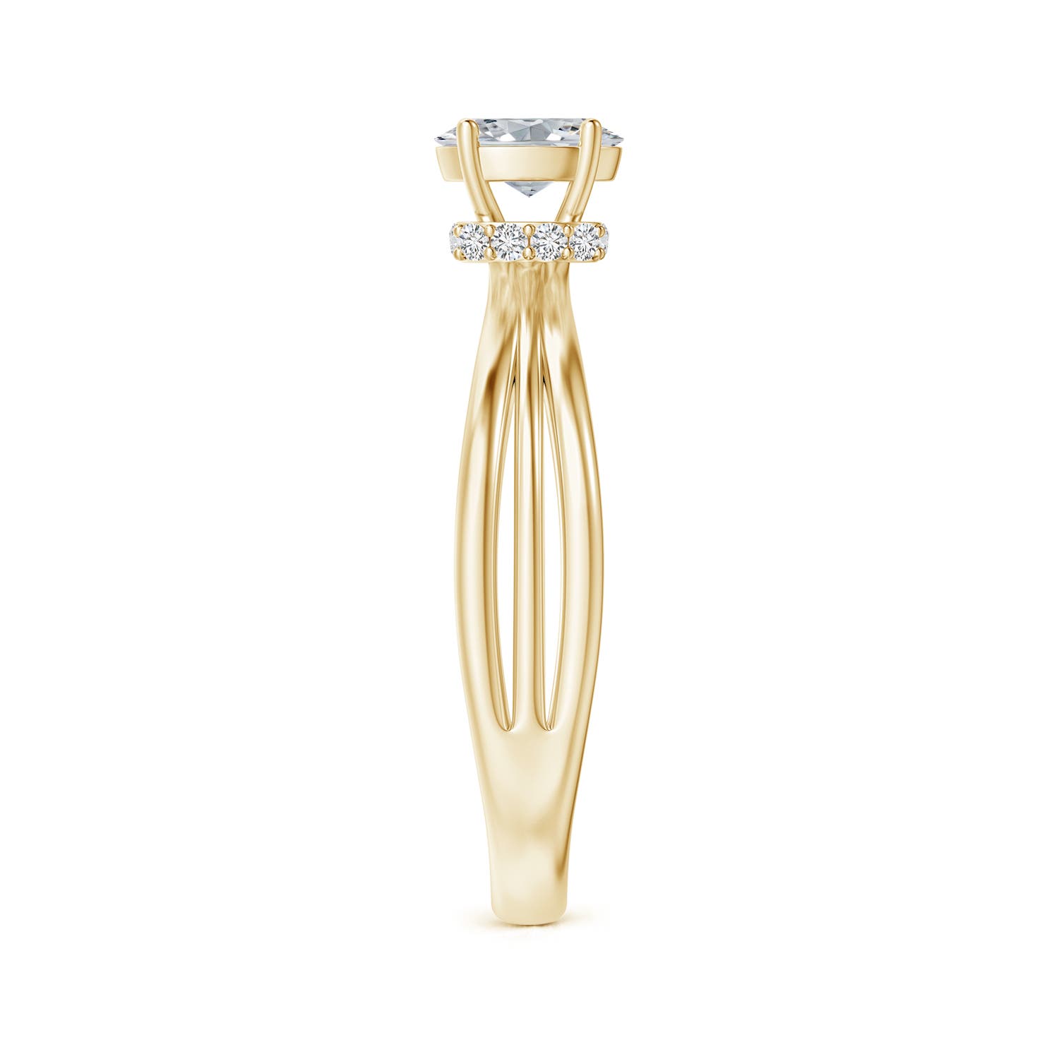 H, SI2 / 0.49 CT / 14 KT Yellow Gold