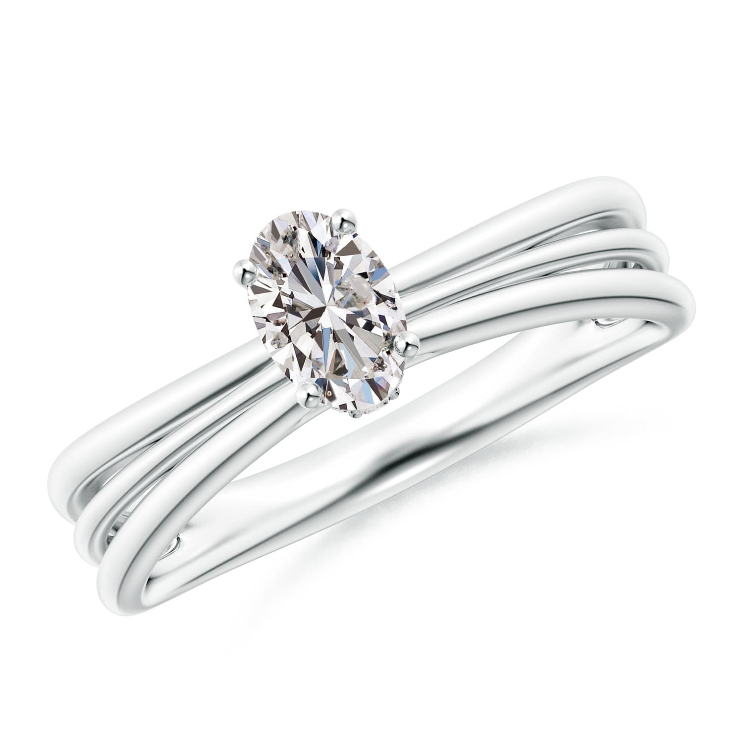 I-J, I1-I2 / 0.49 CT / 14 KT White Gold