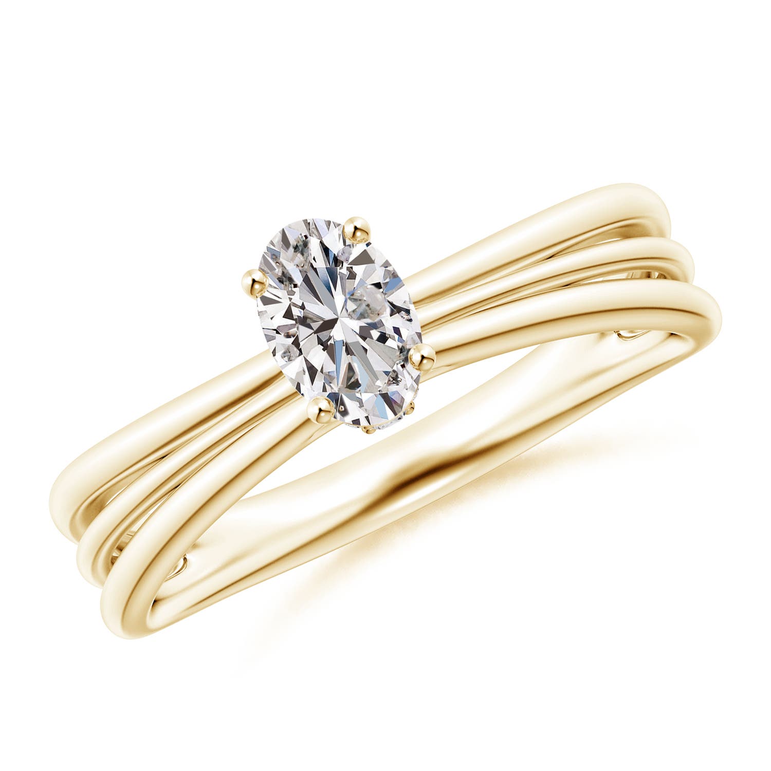 I-J, I1-I2 / 0.49 CT / 14 KT Yellow Gold