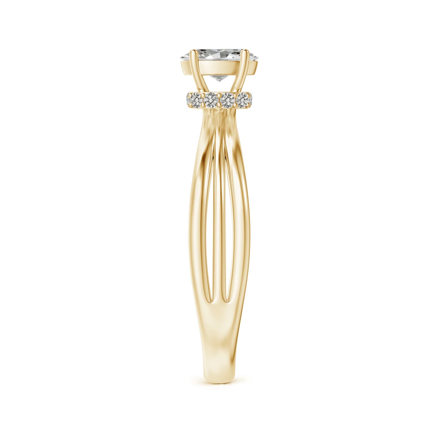 K, I3 / 0.49 CT / 14 KT Yellow Gold