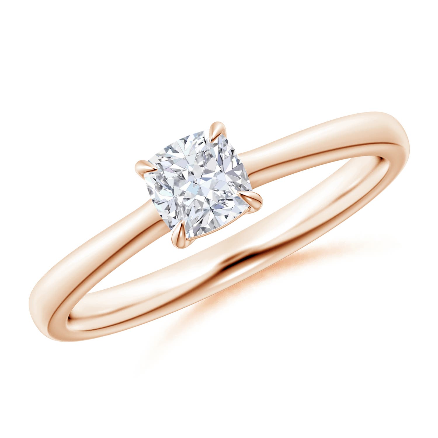 G, VS2 / 0.36 CT / 14 KT Rose Gold