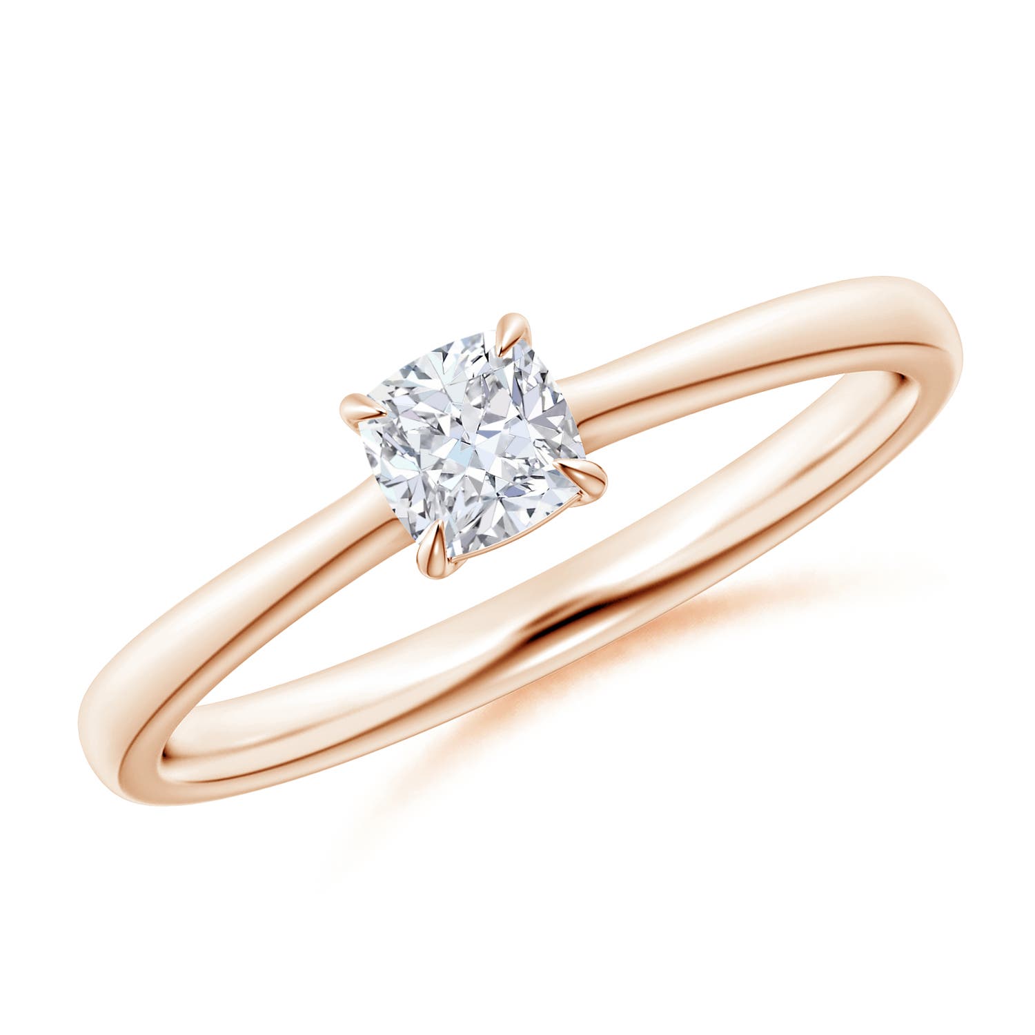 G, VS2 / 0.25 CT / 14 KT Rose Gold