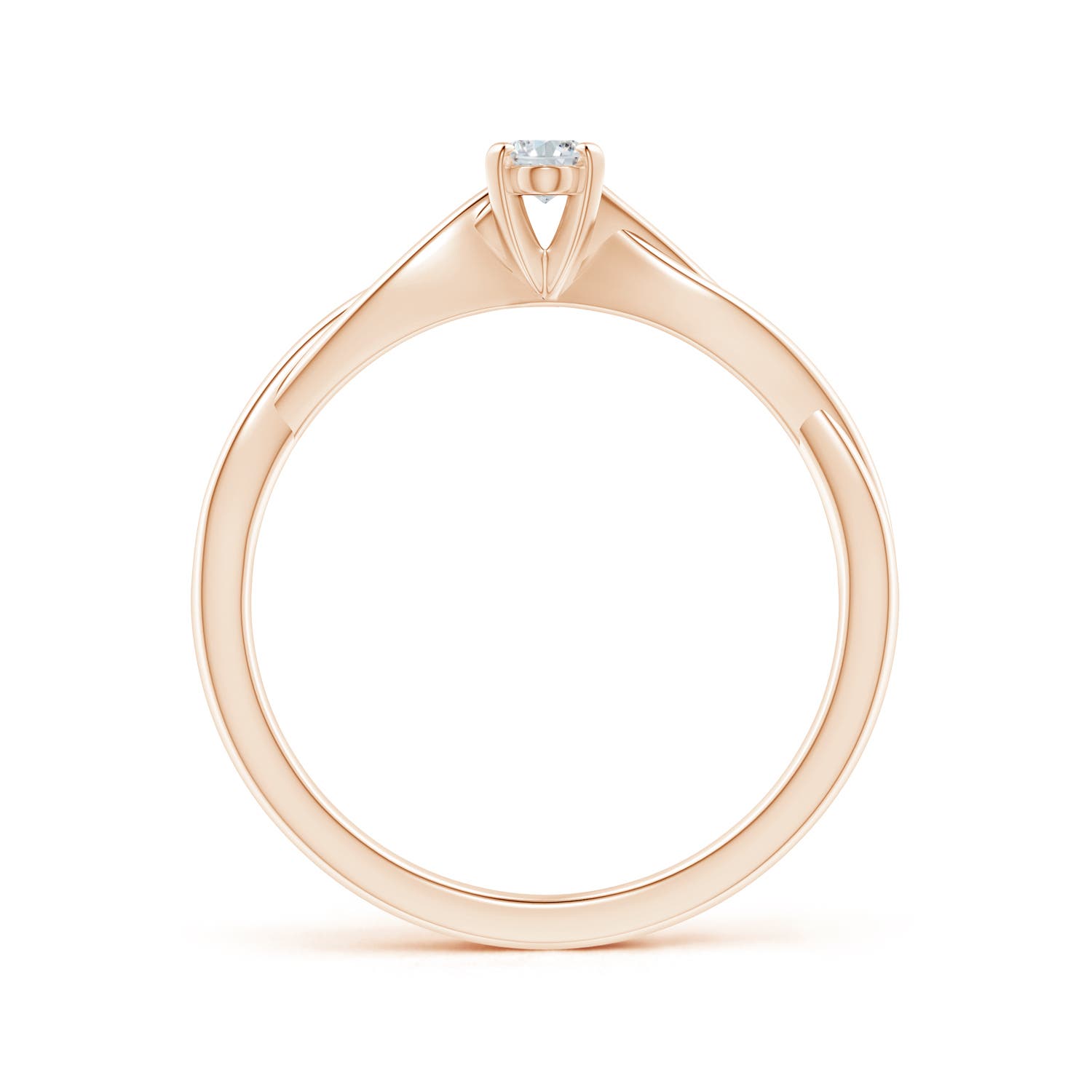 F-G, VS / 0.21 CT / 14 KT Rose Gold