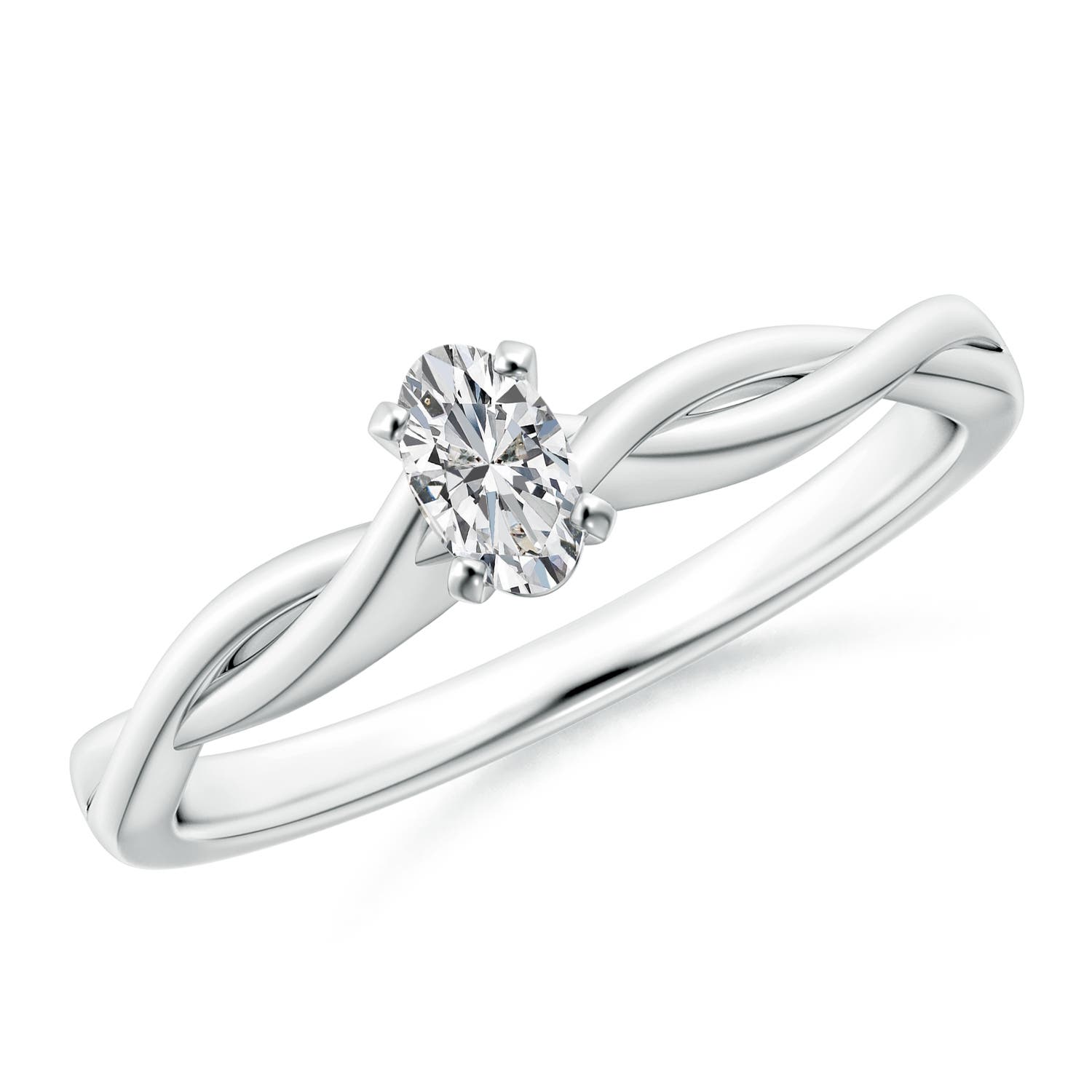 H, SI2 / 0.21 CT / 14 KT White Gold