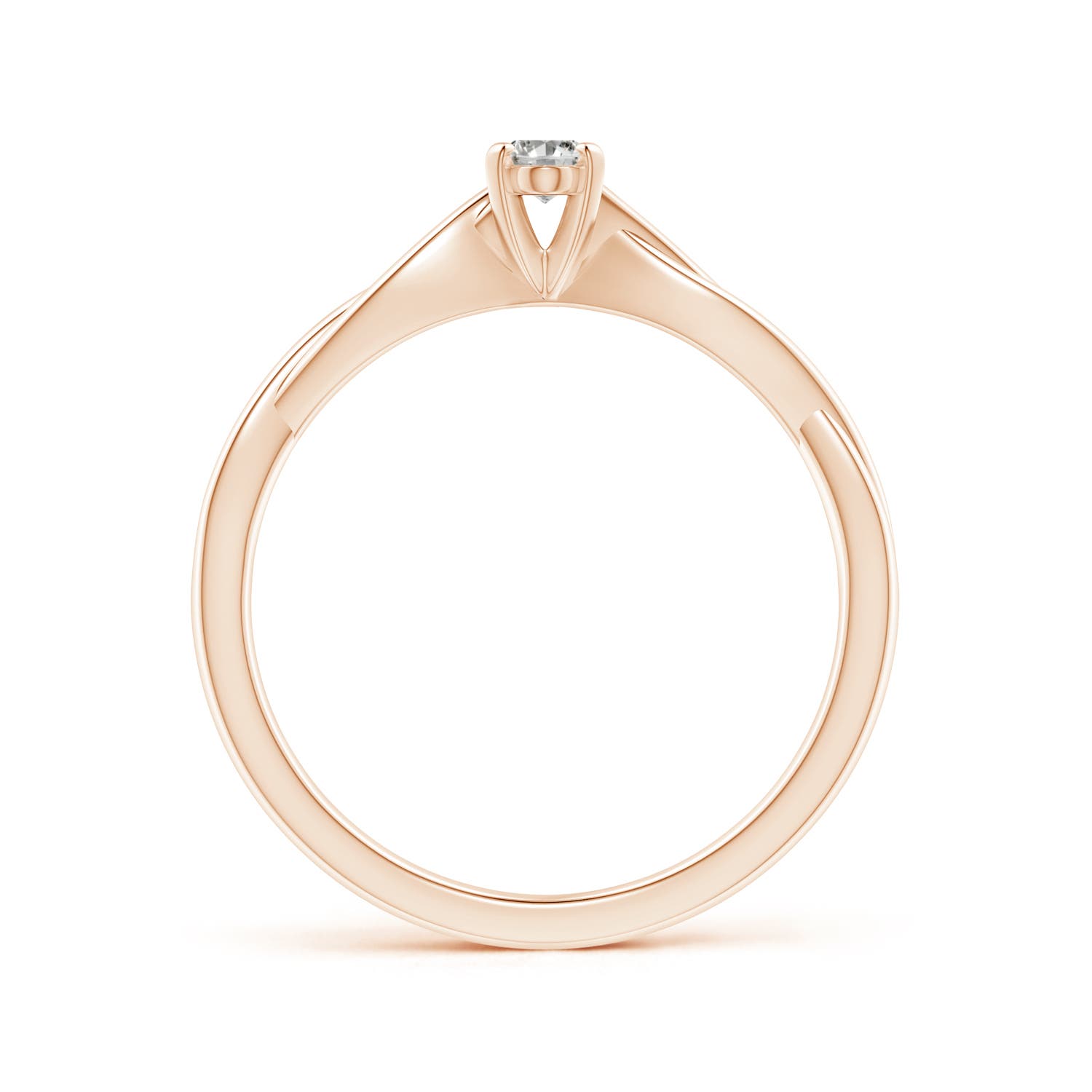 K, I3 / 0.21 CT / 14 KT Rose Gold