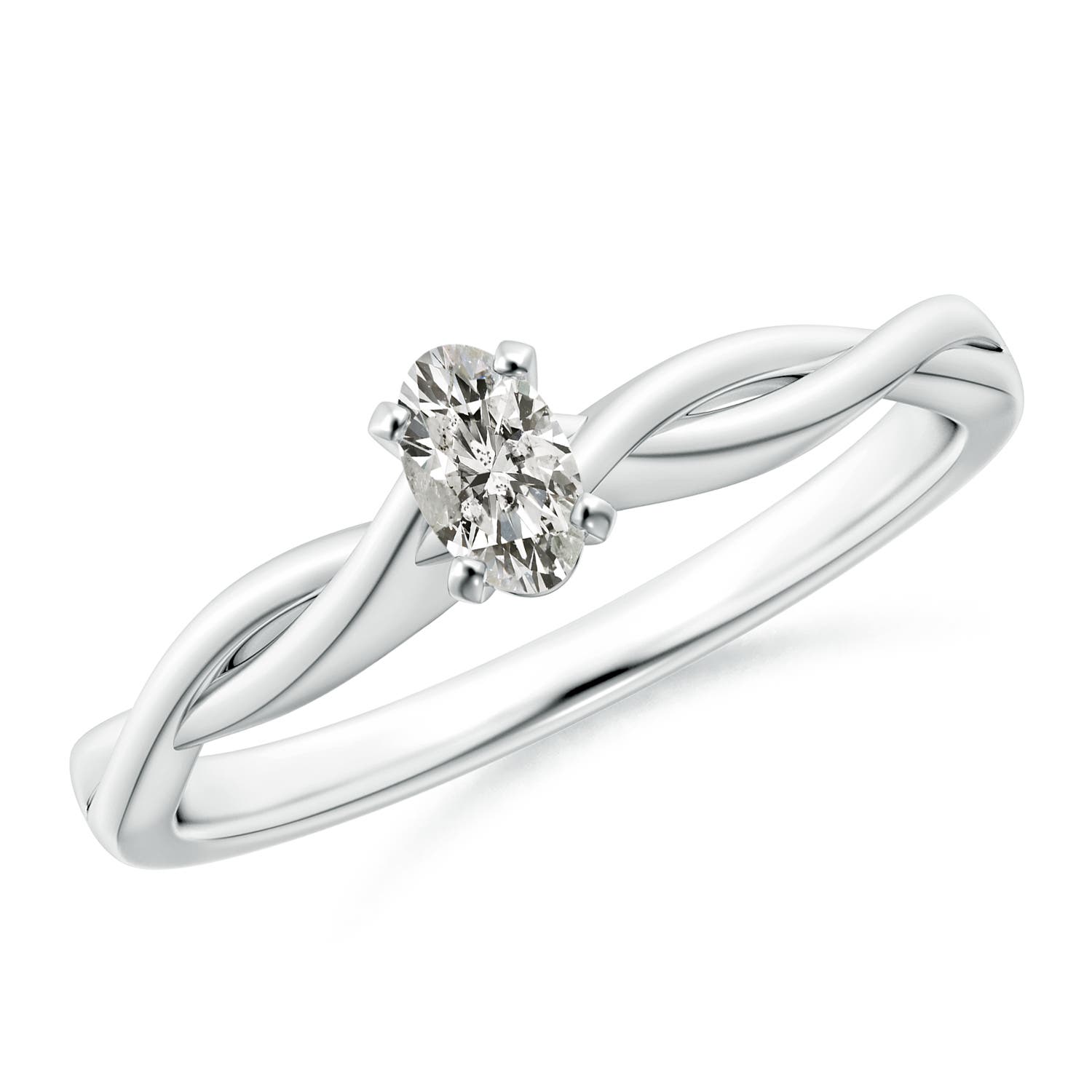 K, I3 / 0.21 CT / 14 KT White Gold