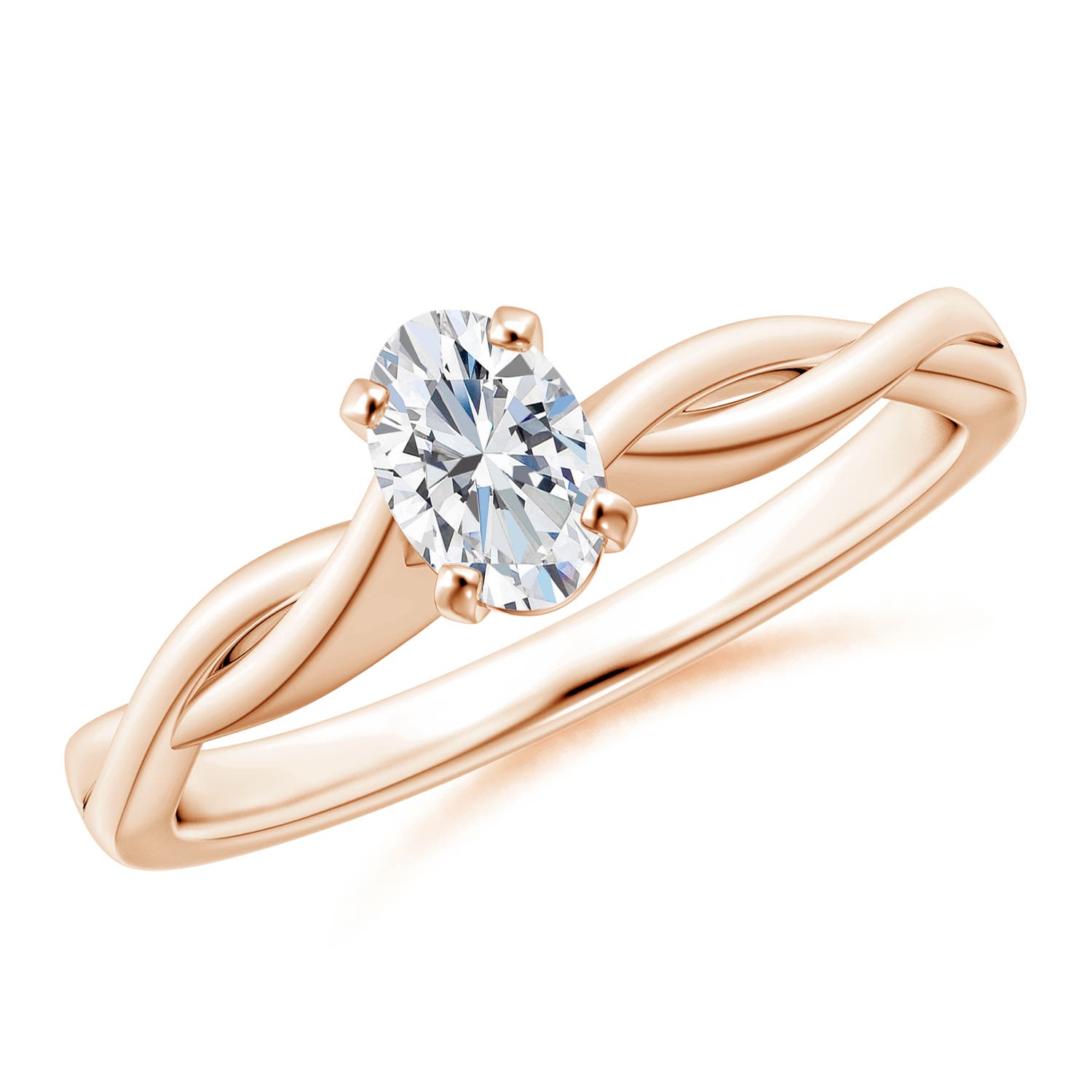 F-G, VS / 0.43 CT / 14 KT Rose Gold