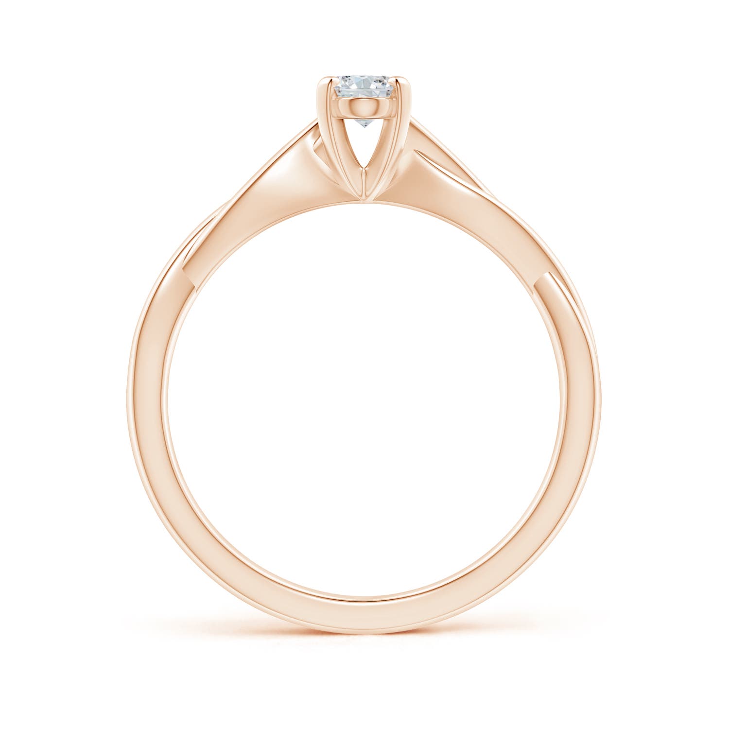 F-G, VS / 0.43 CT / 14 KT Rose Gold