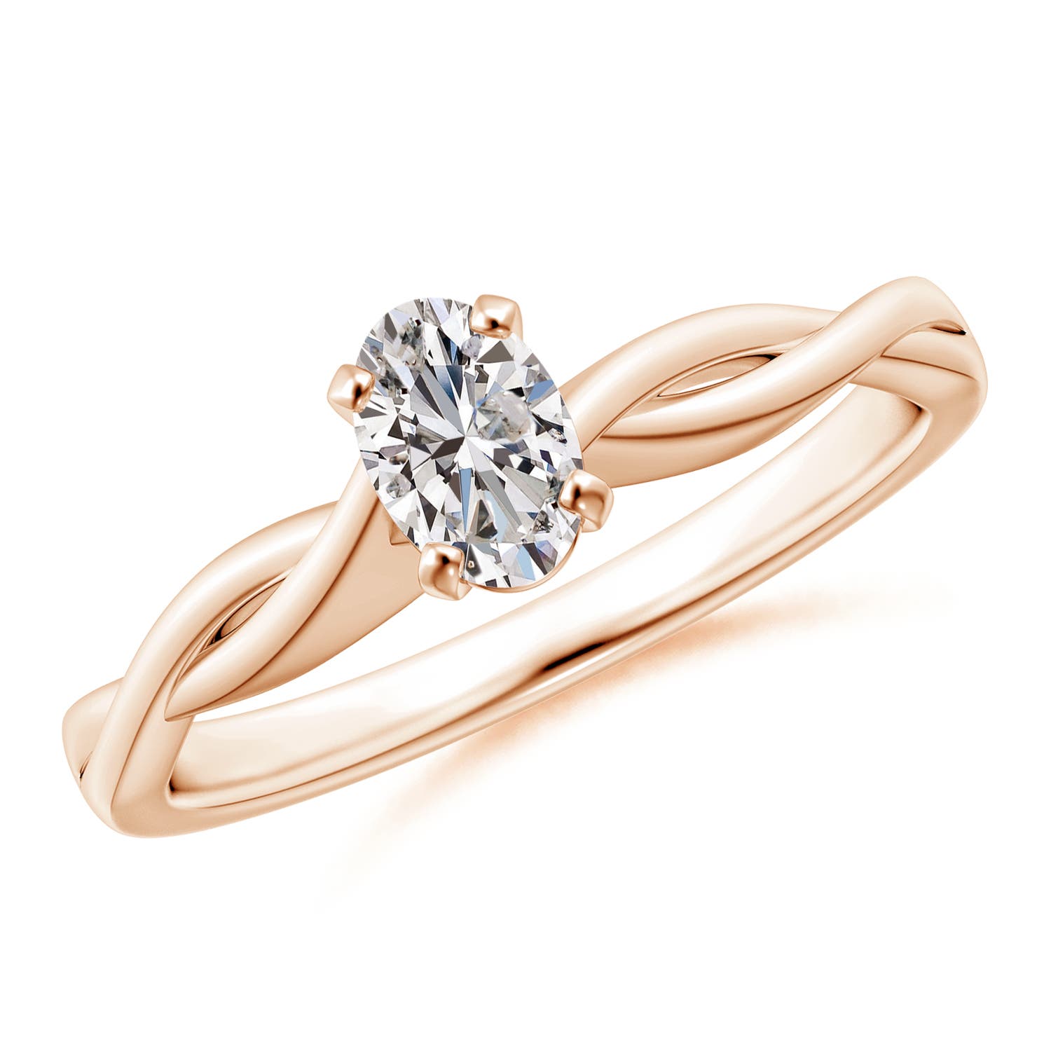 I-J, I1-I2 / 0.43 CT / 14 KT Rose Gold