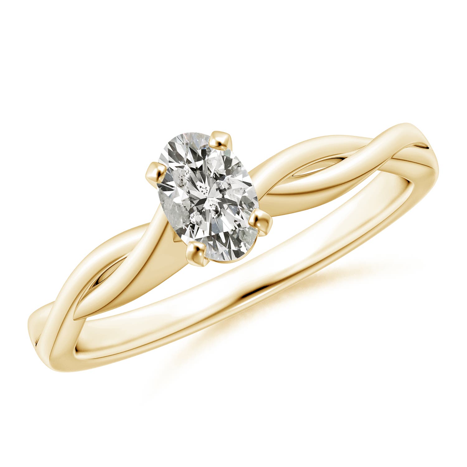 K, I3 / 0.43 CT / 14 KT Yellow Gold