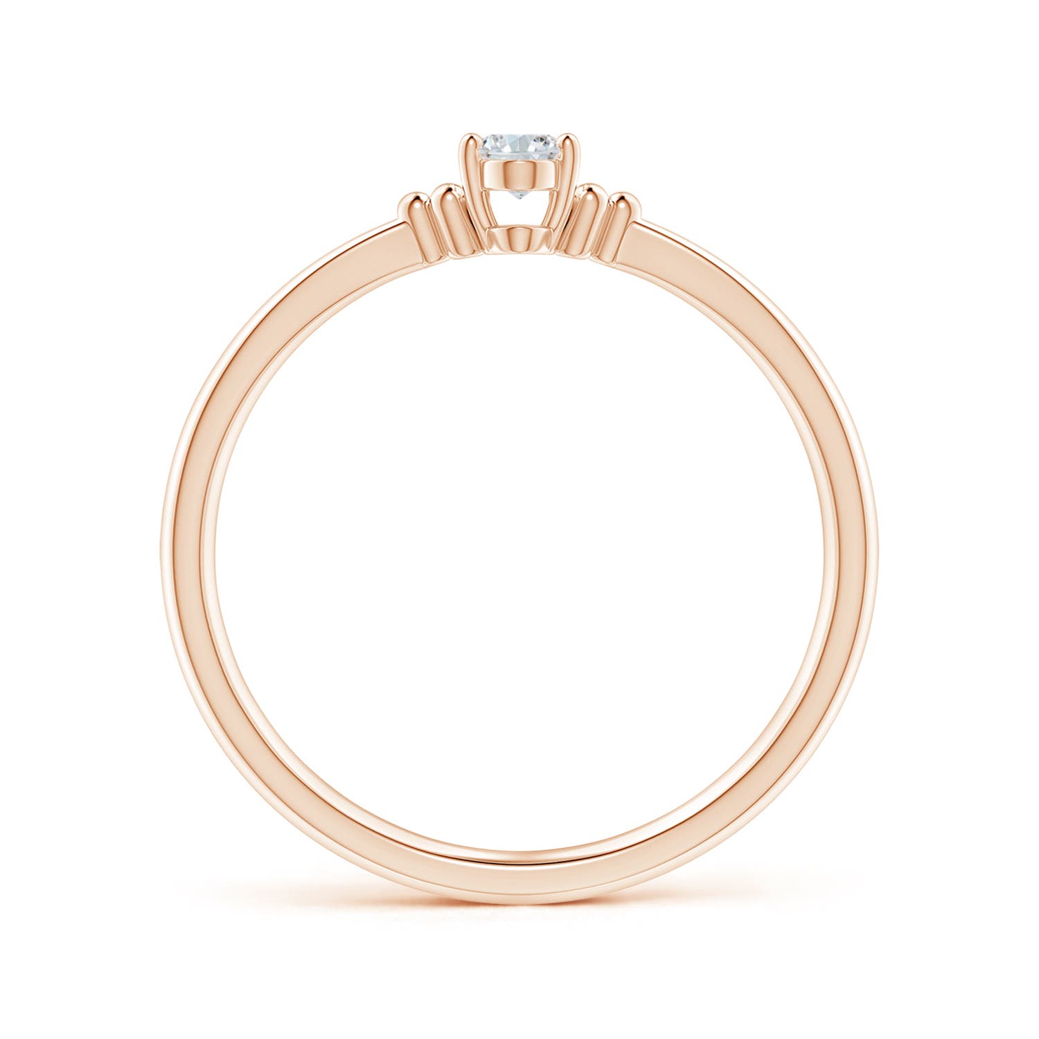 F-G, VS / 0.21 CT / 14 KT Rose Gold