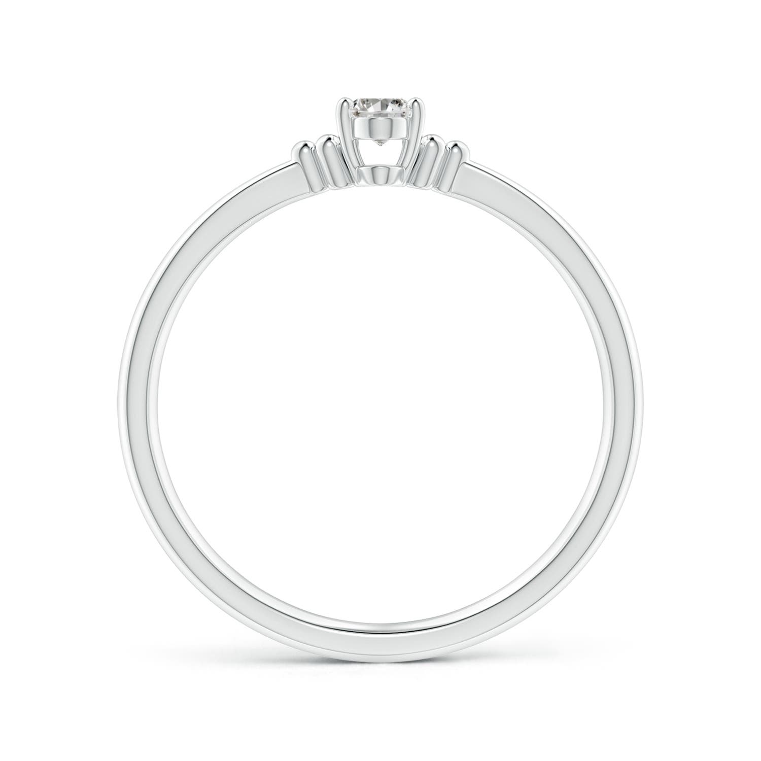 K, I3 / 0.21 CT / 14 KT White Gold