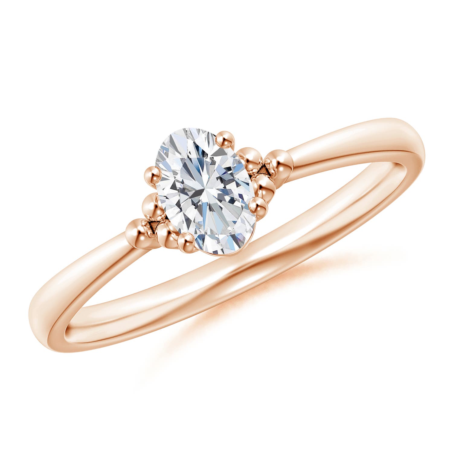 G, VS2 / 0.43 CT / 14 KT Rose Gold