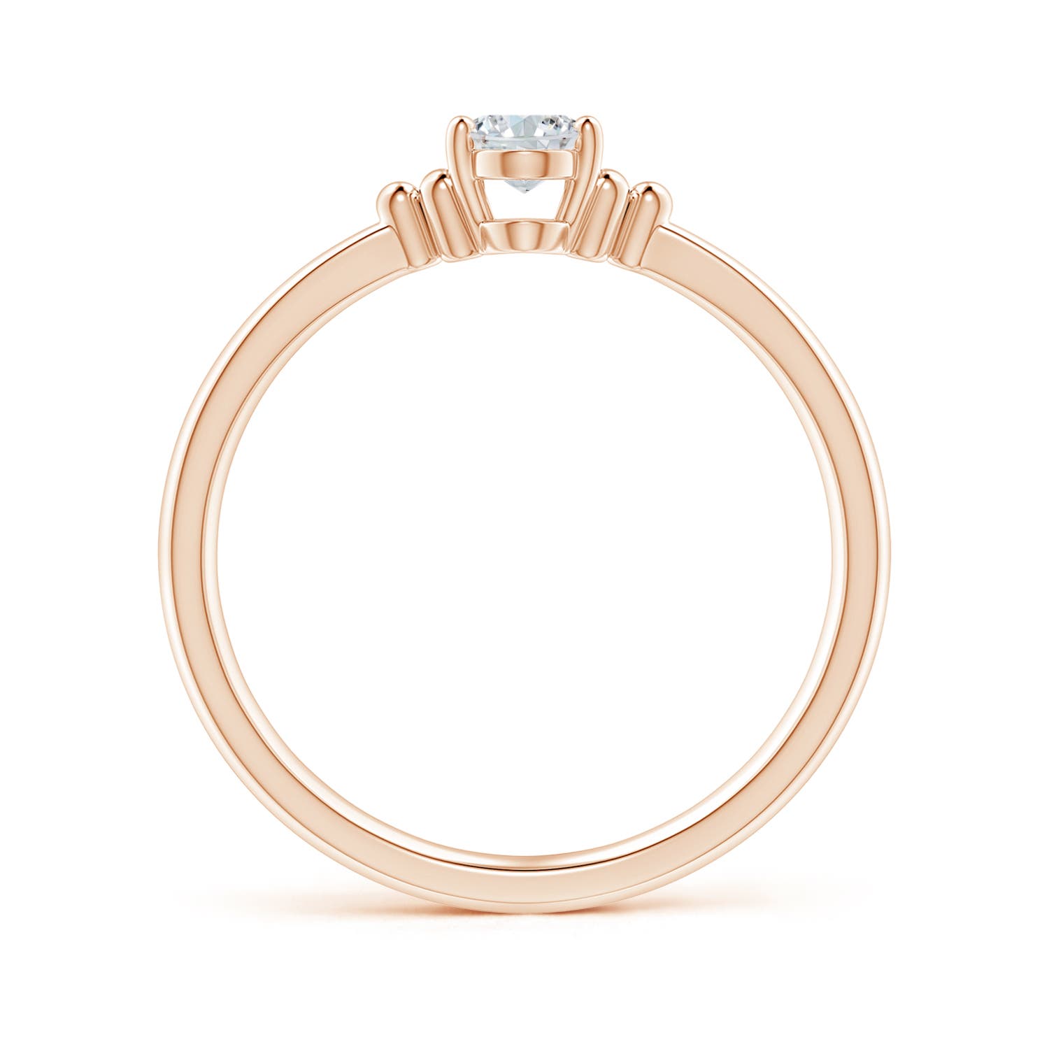 F-G, VS / 0.43 CT / 14 KT Rose Gold