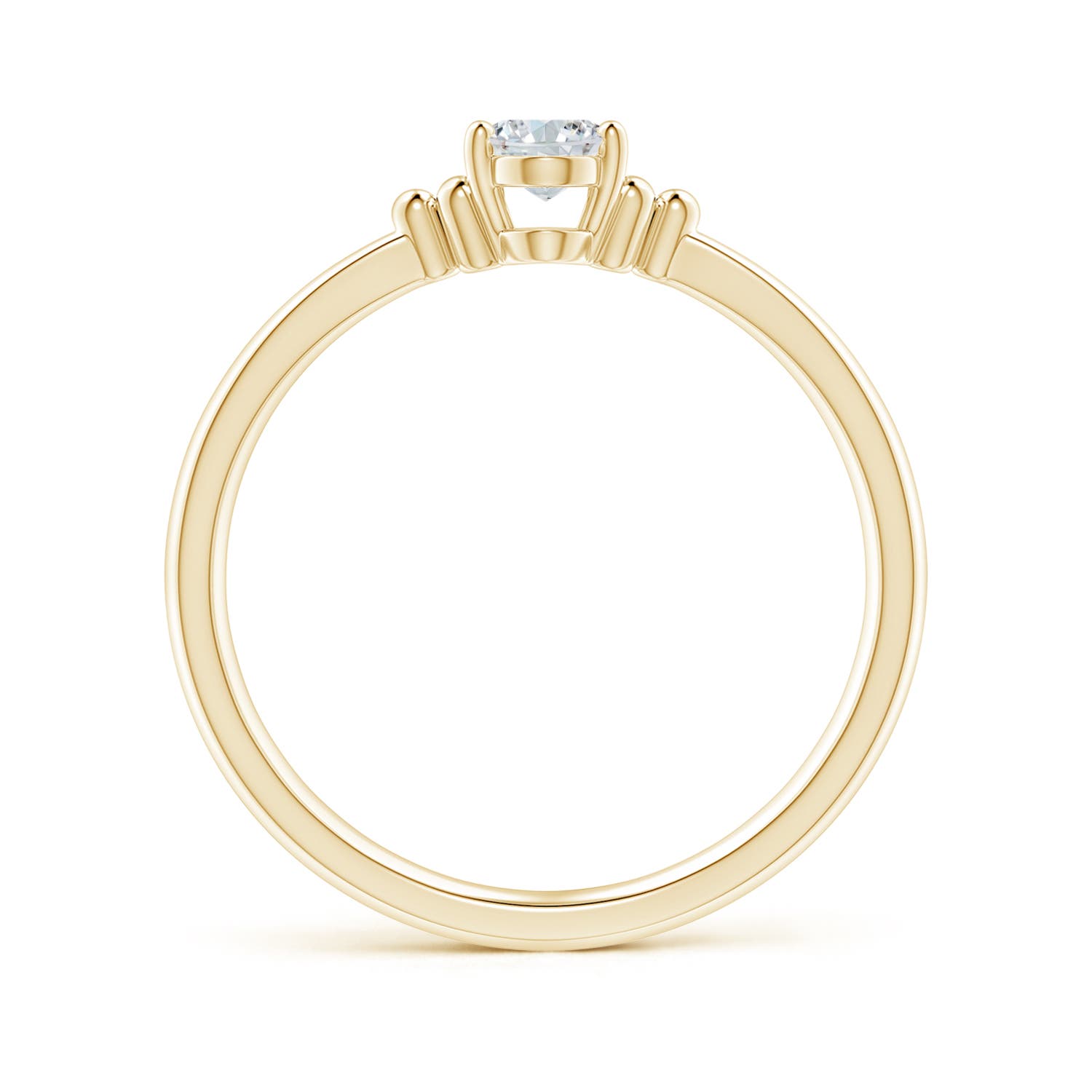 G, VS2 / 0.43 CT / 14 KT Yellow Gold