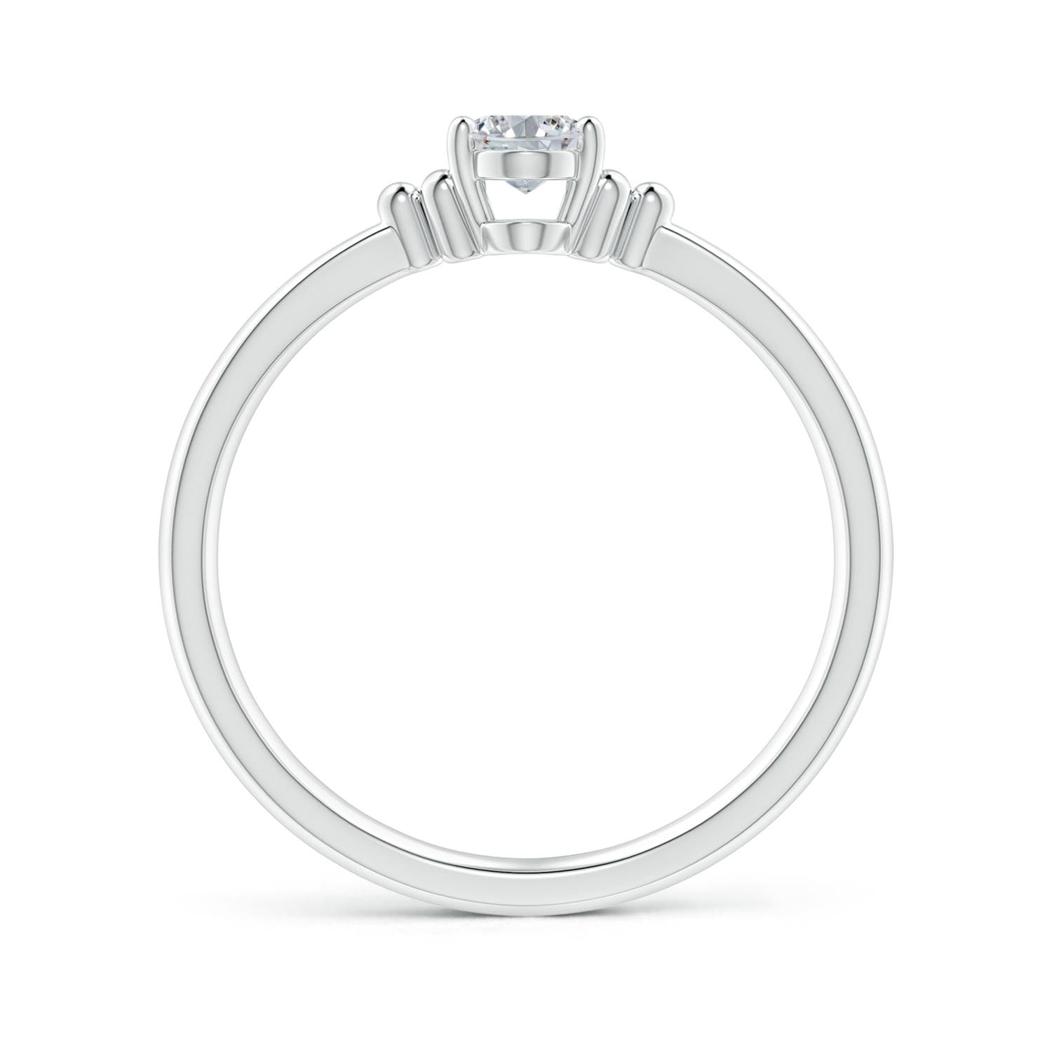 H, SI2 / 0.43 CT / 14 KT White Gold