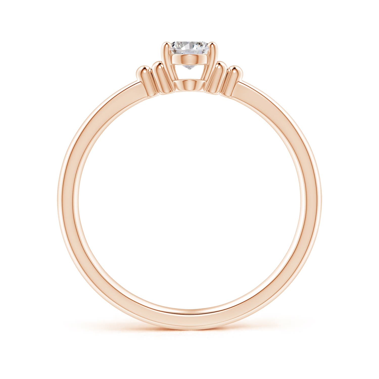 I-J, I1-I2 / 0.43 CT / 14 KT Rose Gold