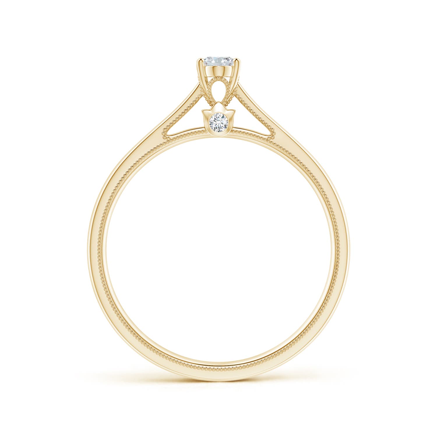 G, VS2 / 0.23 CT / 14 KT Yellow Gold