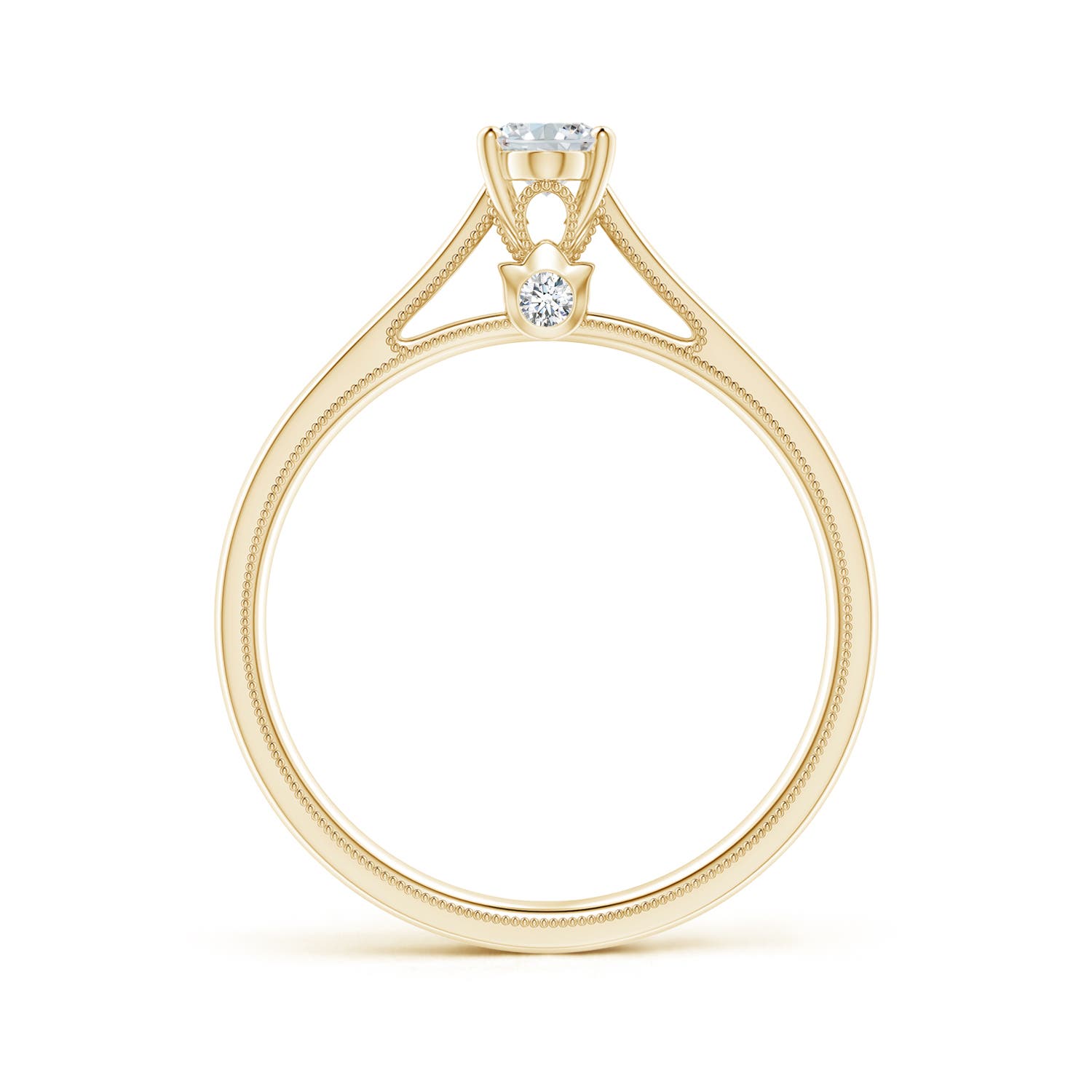 F-G, VS / 0.48 CT / 14 KT Yellow Gold