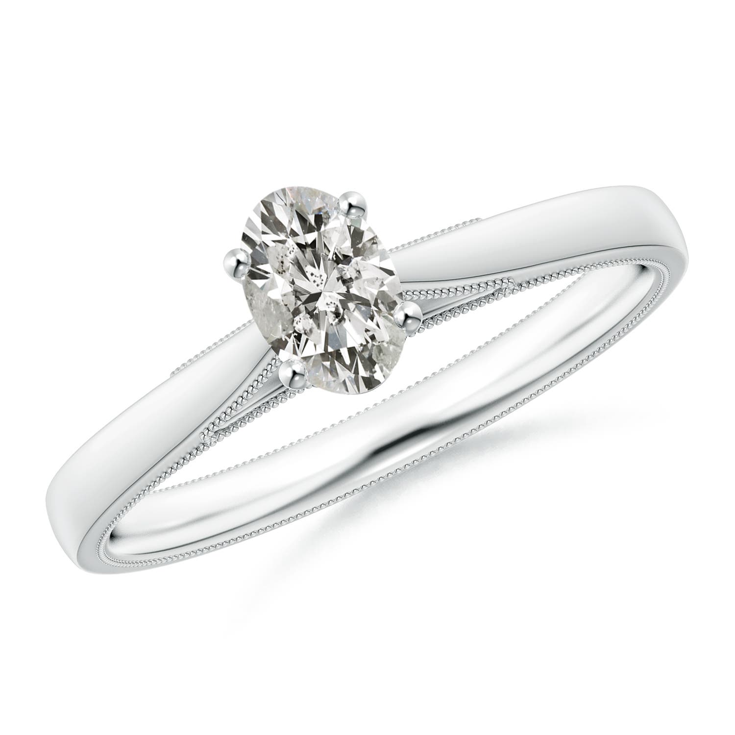 K, I3 / 0.48 CT / 14 KT White Gold