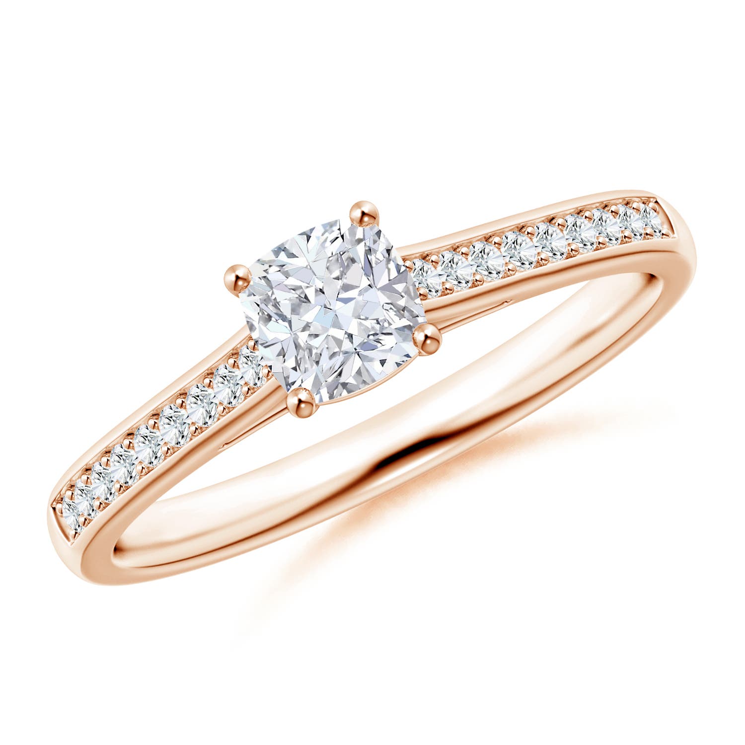 G, VS2 / 0.5 CT / 14 KT Rose Gold