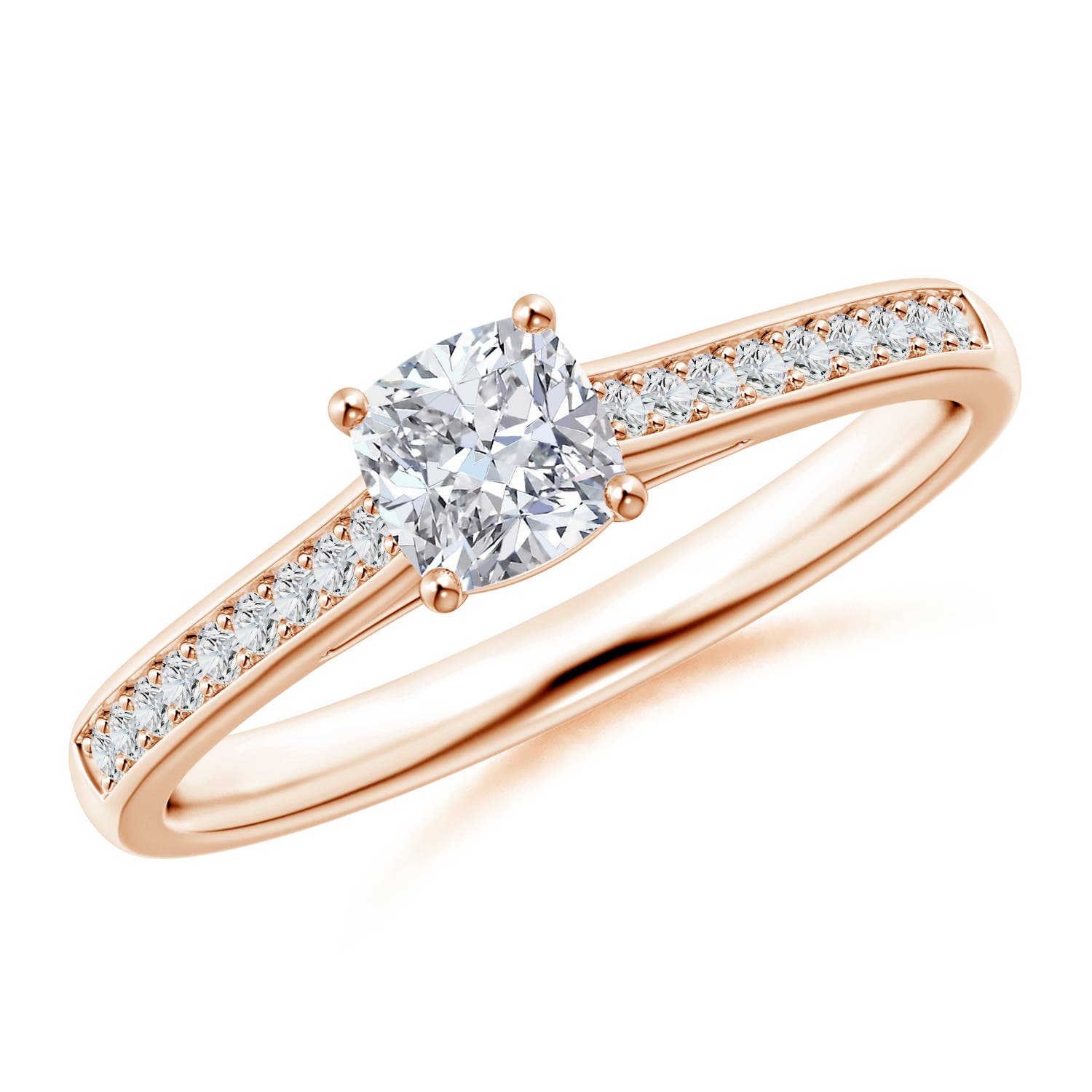 H, SI2 / 0.5 CT / 14 KT Rose Gold