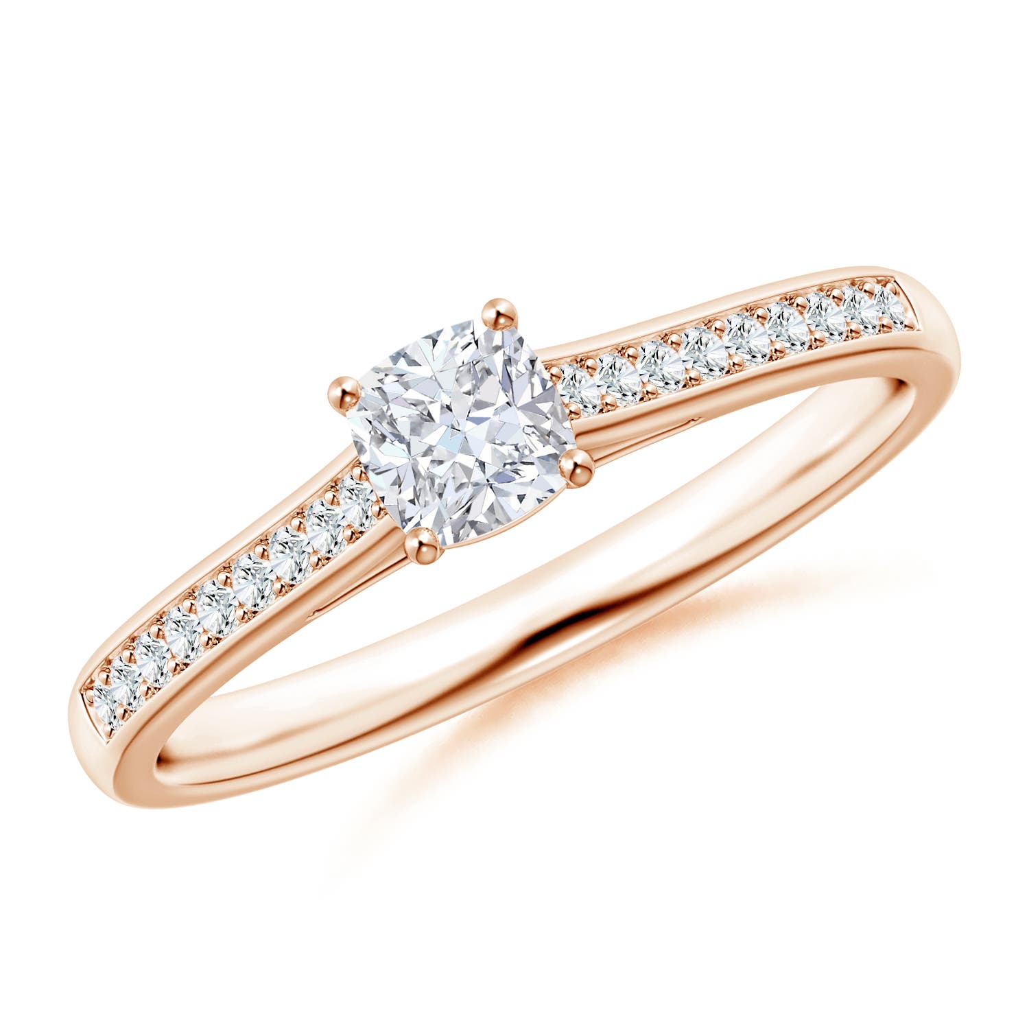 G, VS2 / 0.38 CT / 14 KT Rose Gold