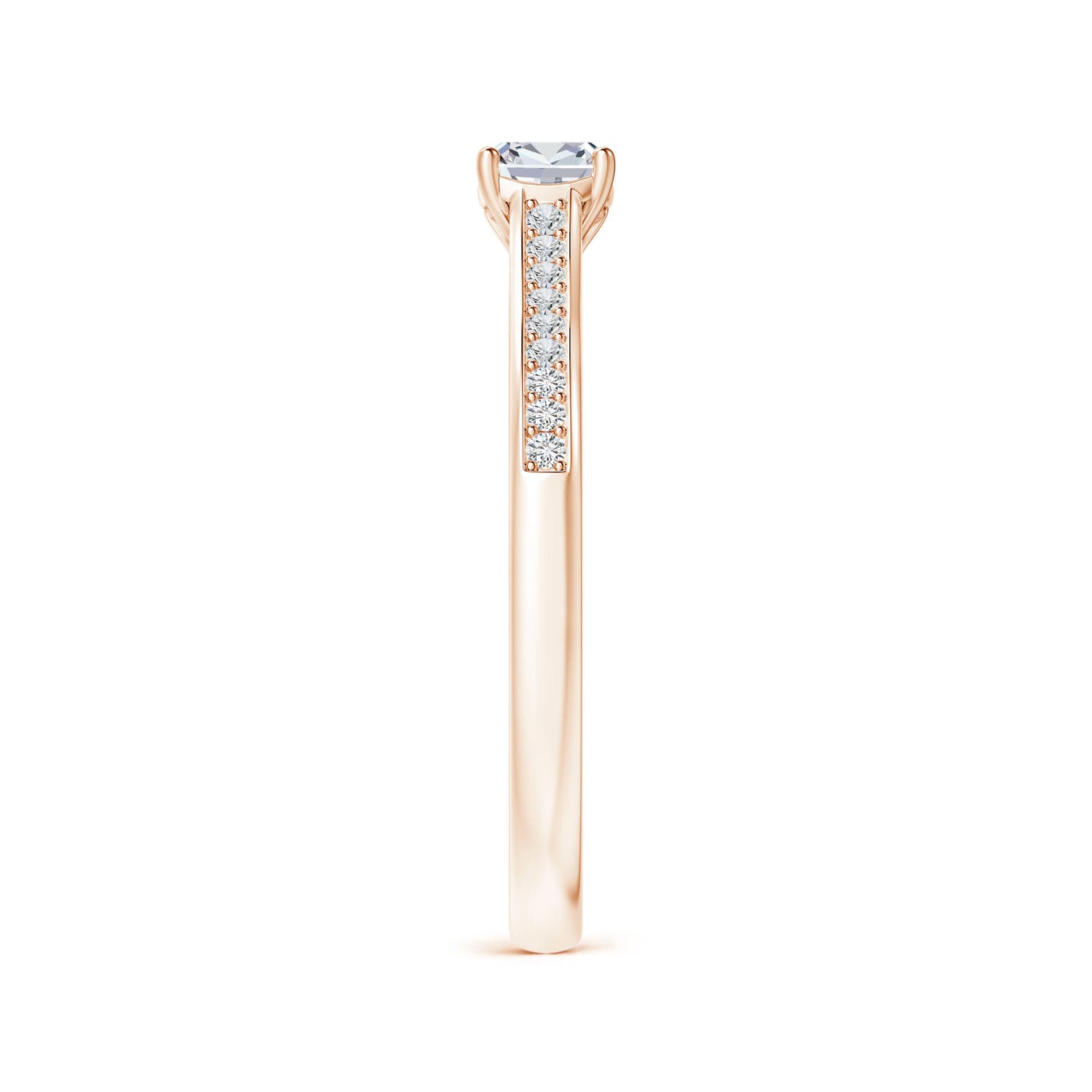 H, SI2 / 0.38 CT / 14 KT Rose Gold