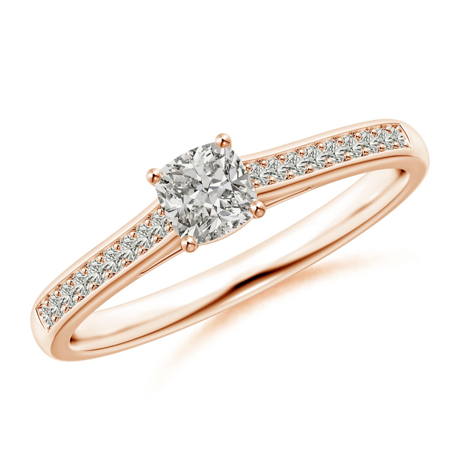 K, I3 / 0.38 CT / 14 KT Rose Gold