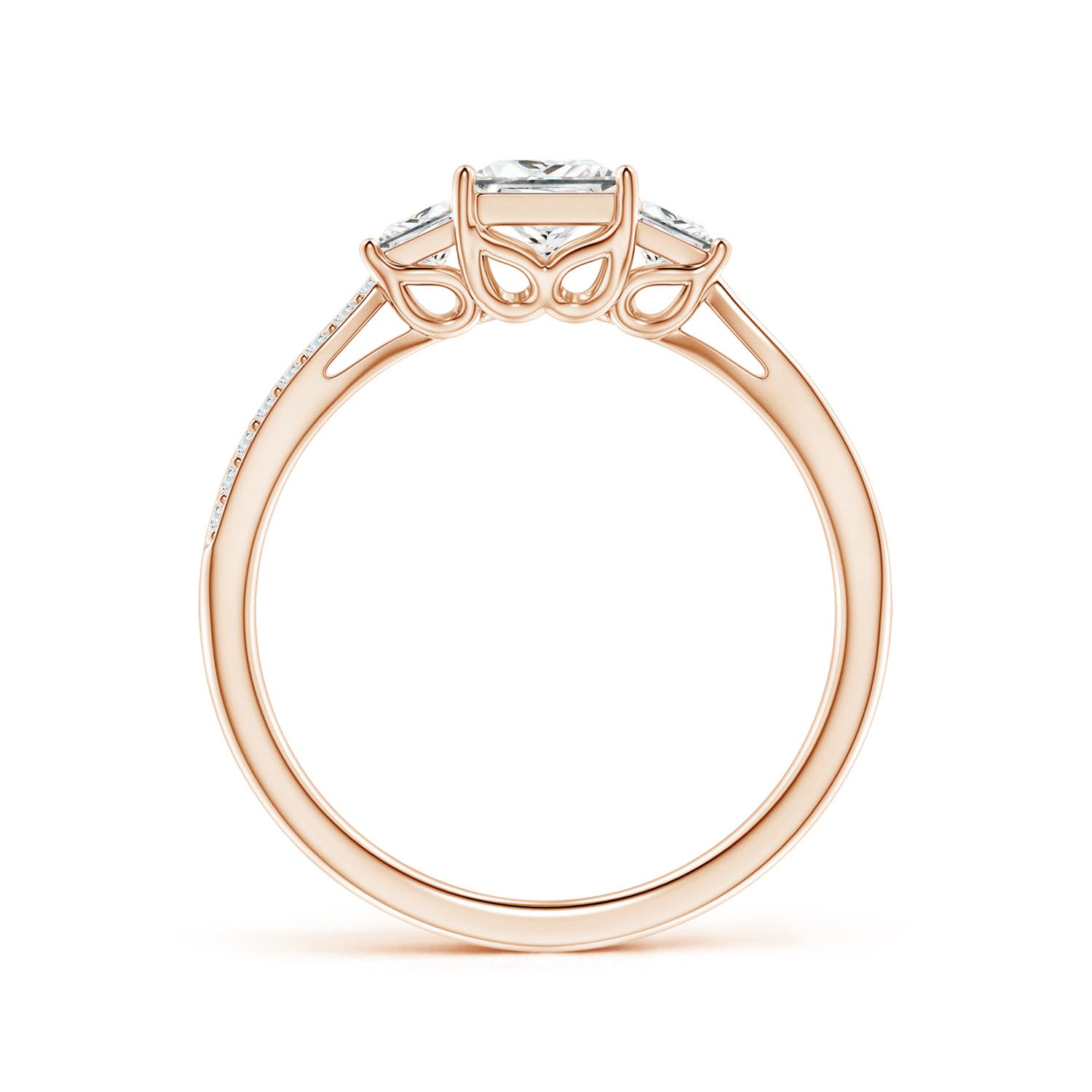 G, VS2 / 1.01 CT / 14 KT Rose Gold