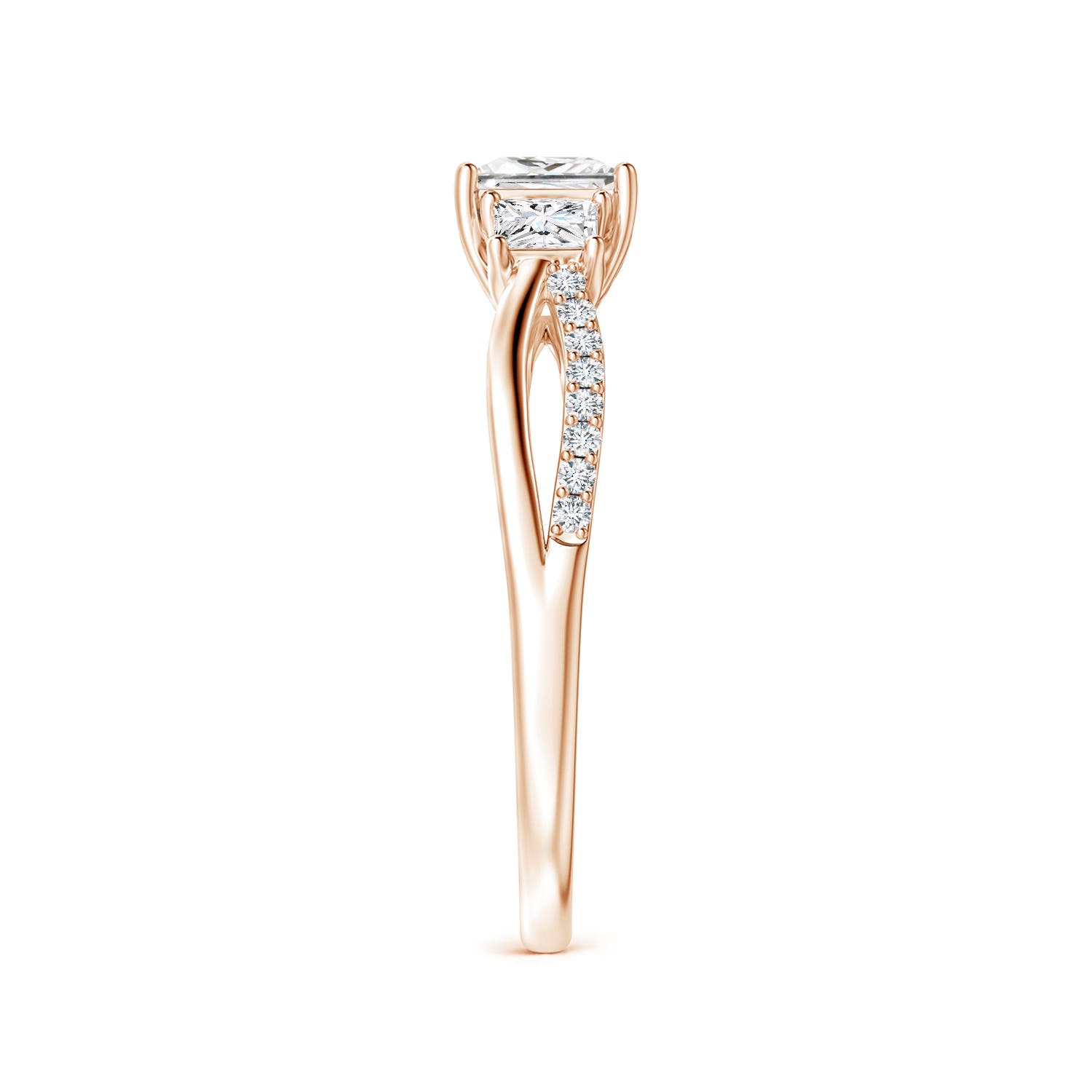 G, VS2 / 1.01 CT / 14 KT Rose Gold