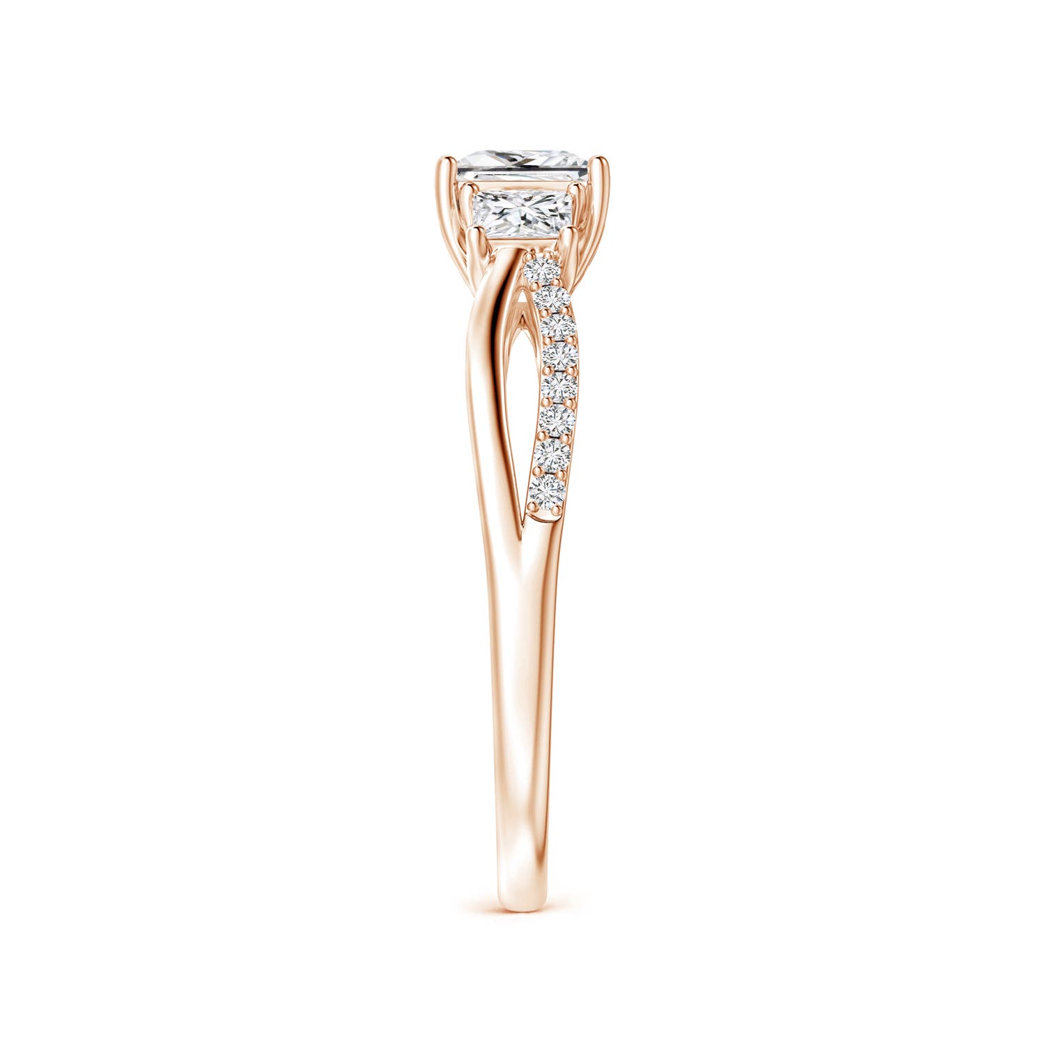 H, SI2 / 1.01 CT / 14 KT Rose Gold