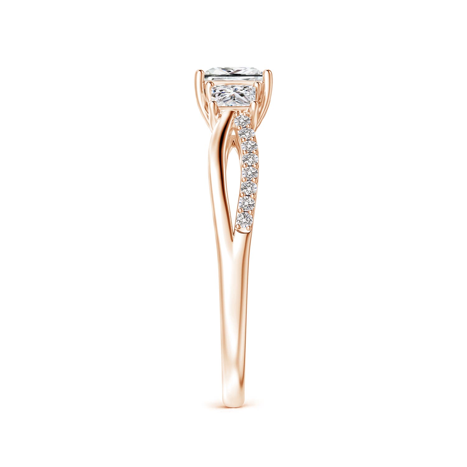 I-J, I1-I2 / 1.01 CT / 14 KT Rose Gold