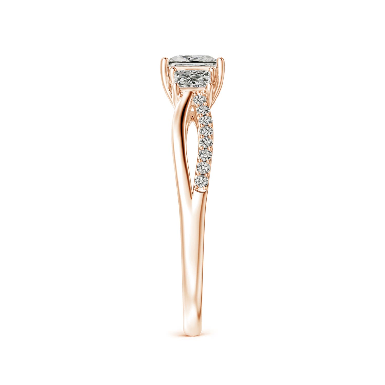 K, I3 / 1.01 CT / 14 KT Rose Gold