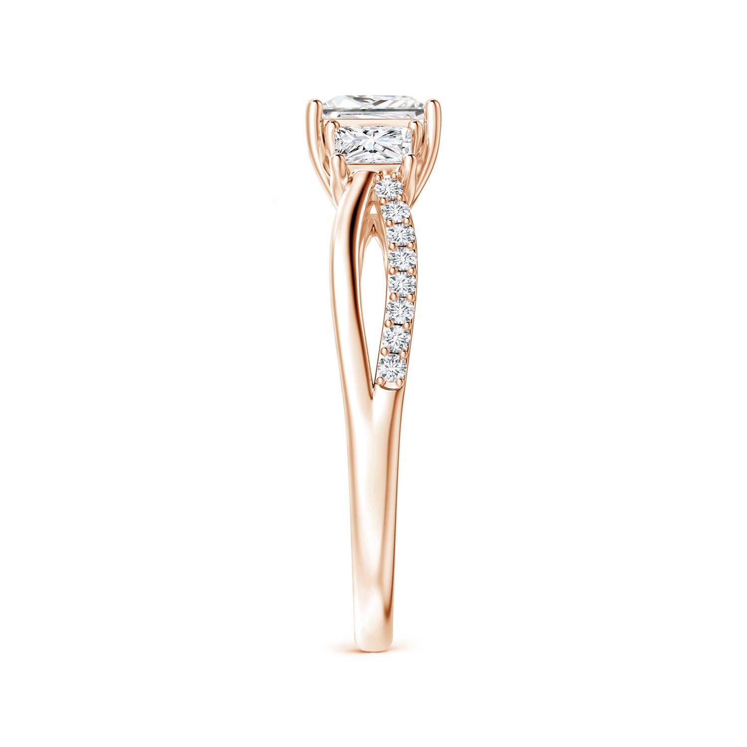 G, VS2 / 1.35 CT / 14 KT Rose Gold