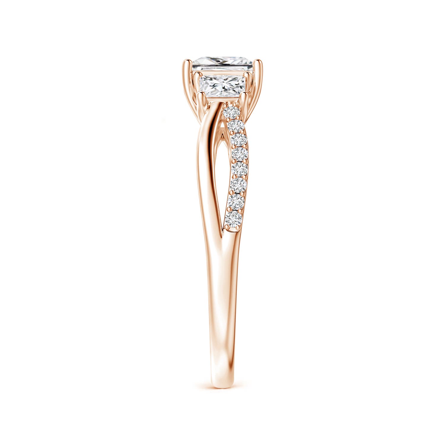 H, SI2 / 1.35 CT / 14 KT Rose Gold