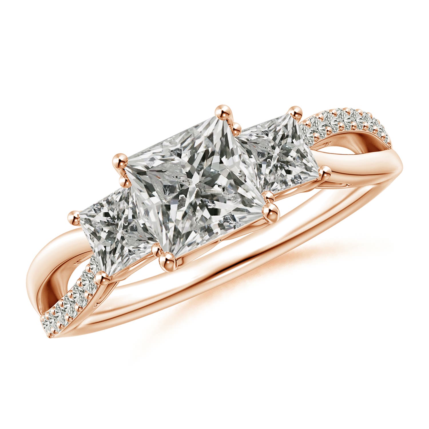 K, I3 / 1.87 CT / 14 KT Rose Gold