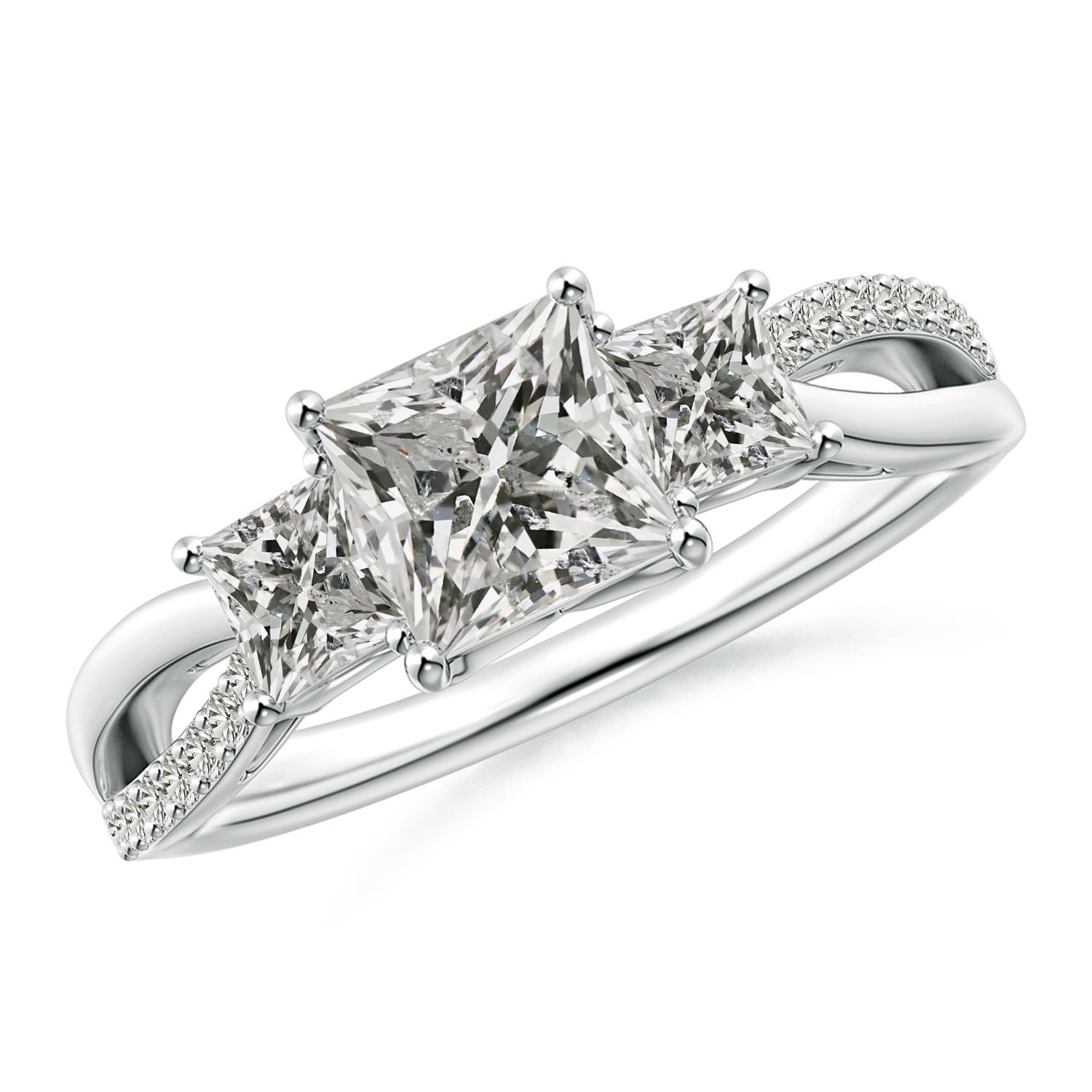 K, I3 / 1.87 CT / 14 KT White Gold