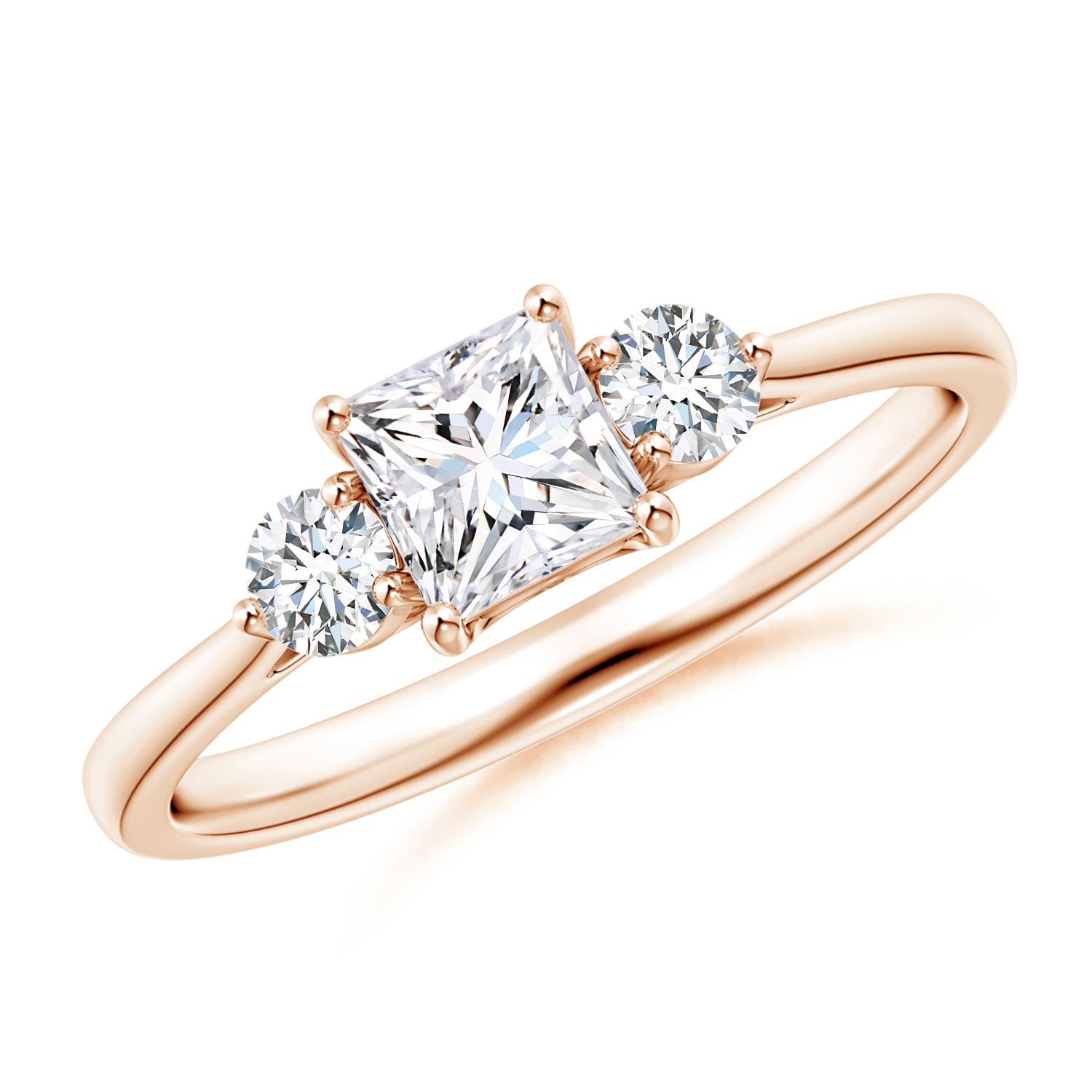 G, VS2 / 0.75 CT / 14 KT Rose Gold