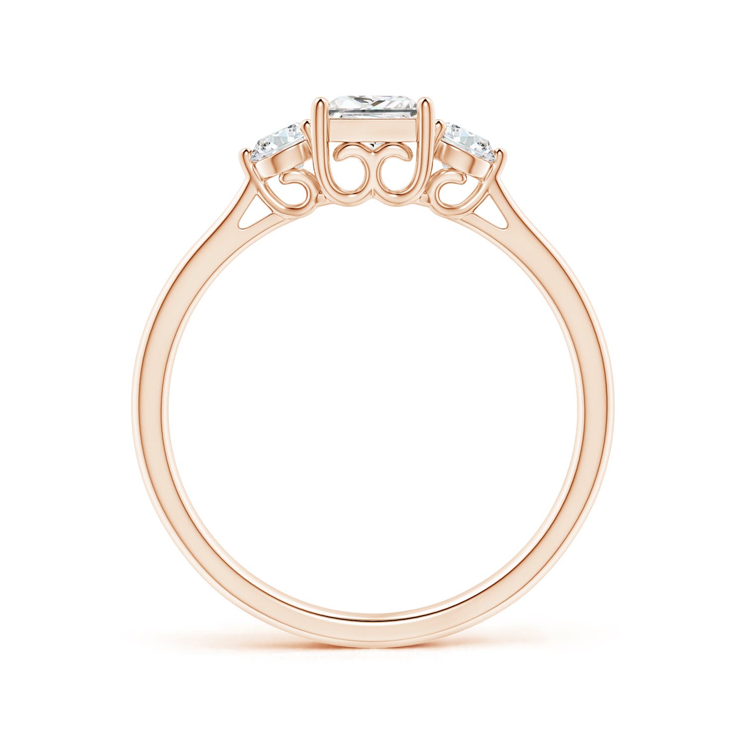 G, VS2 / 0.75 CT / 14 KT Rose Gold