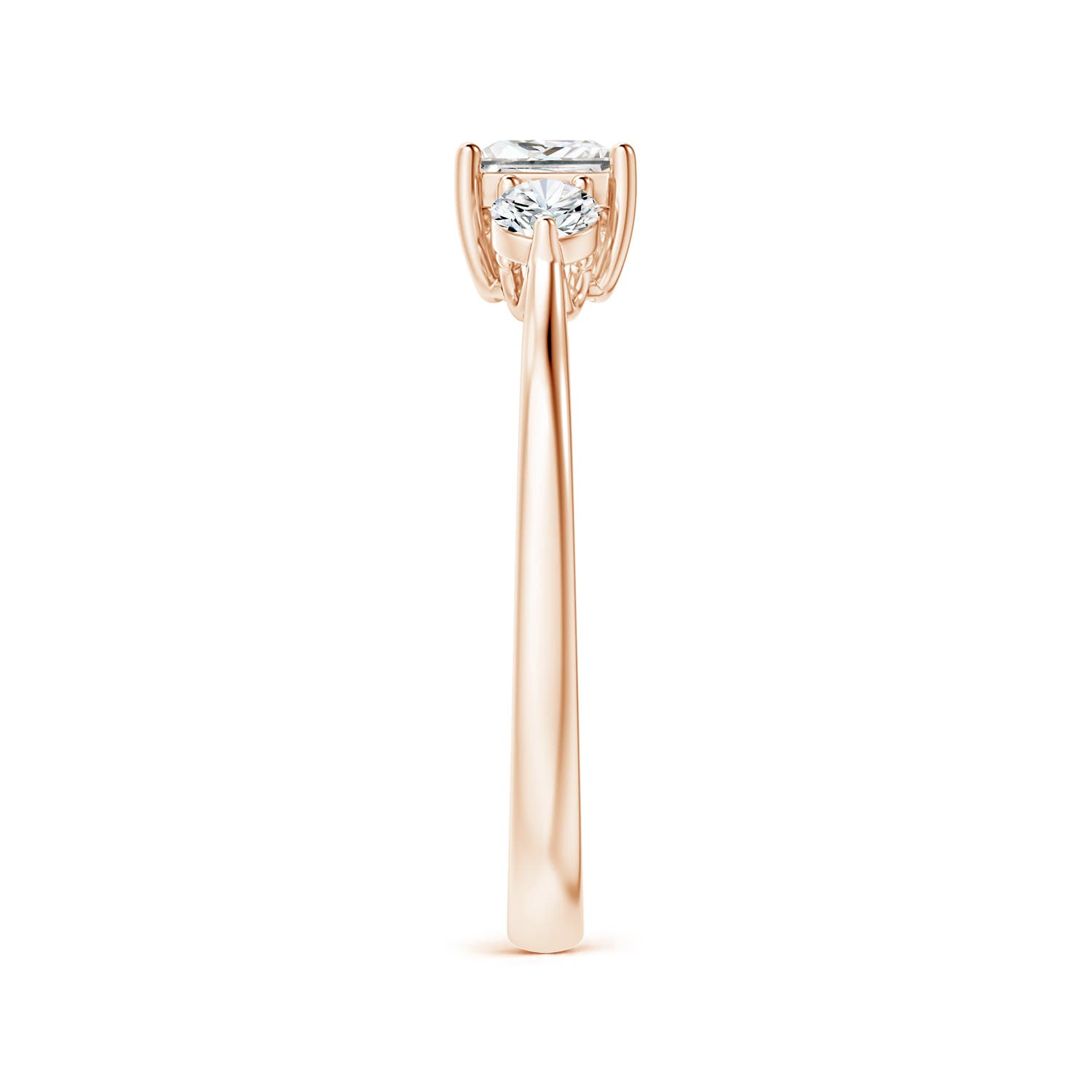 G, VS2 / 0.75 CT / 14 KT Rose Gold