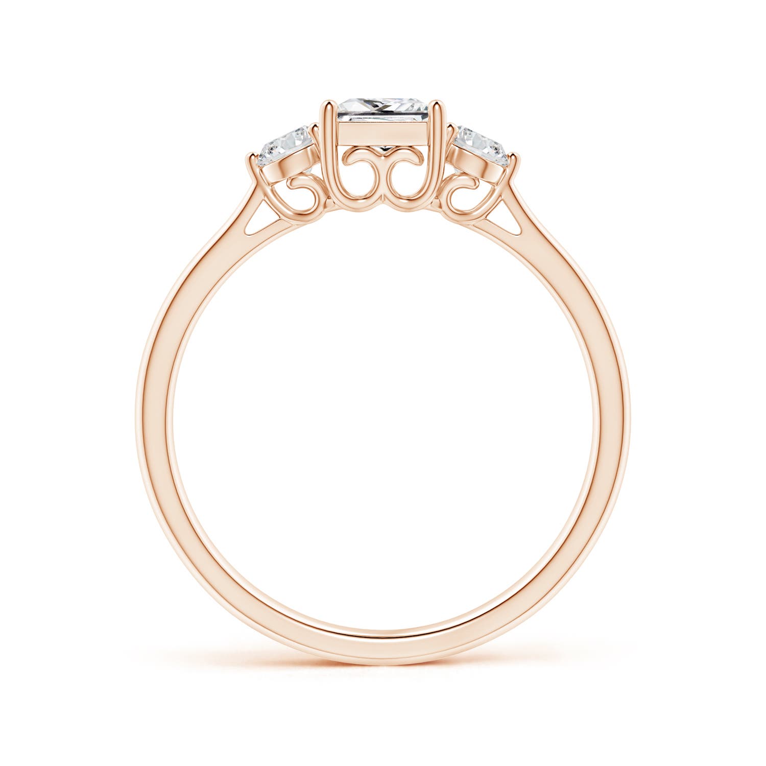 H, SI2 / 0.75 CT / 14 KT Rose Gold