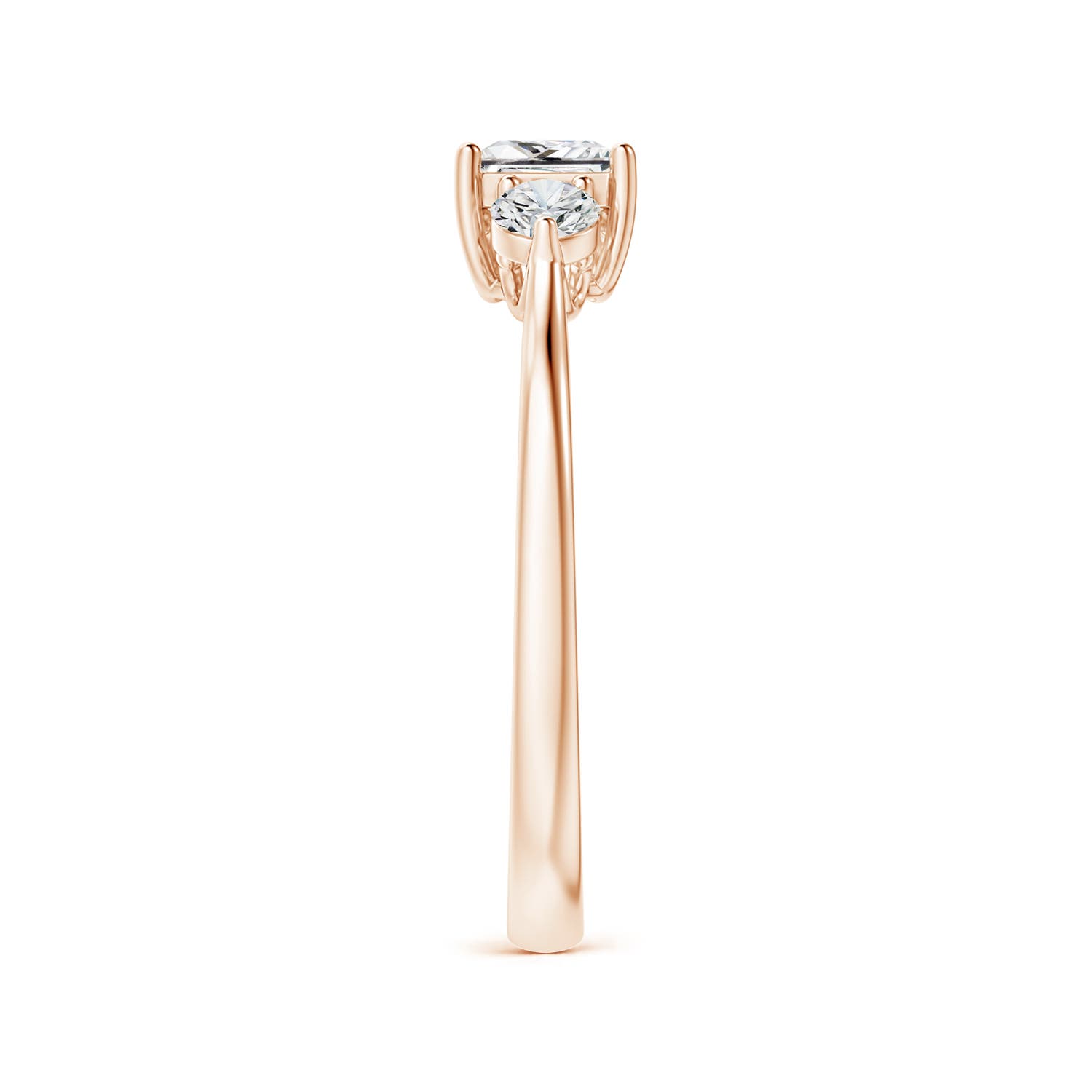 H, SI2 / 0.75 CT / 14 KT Rose Gold