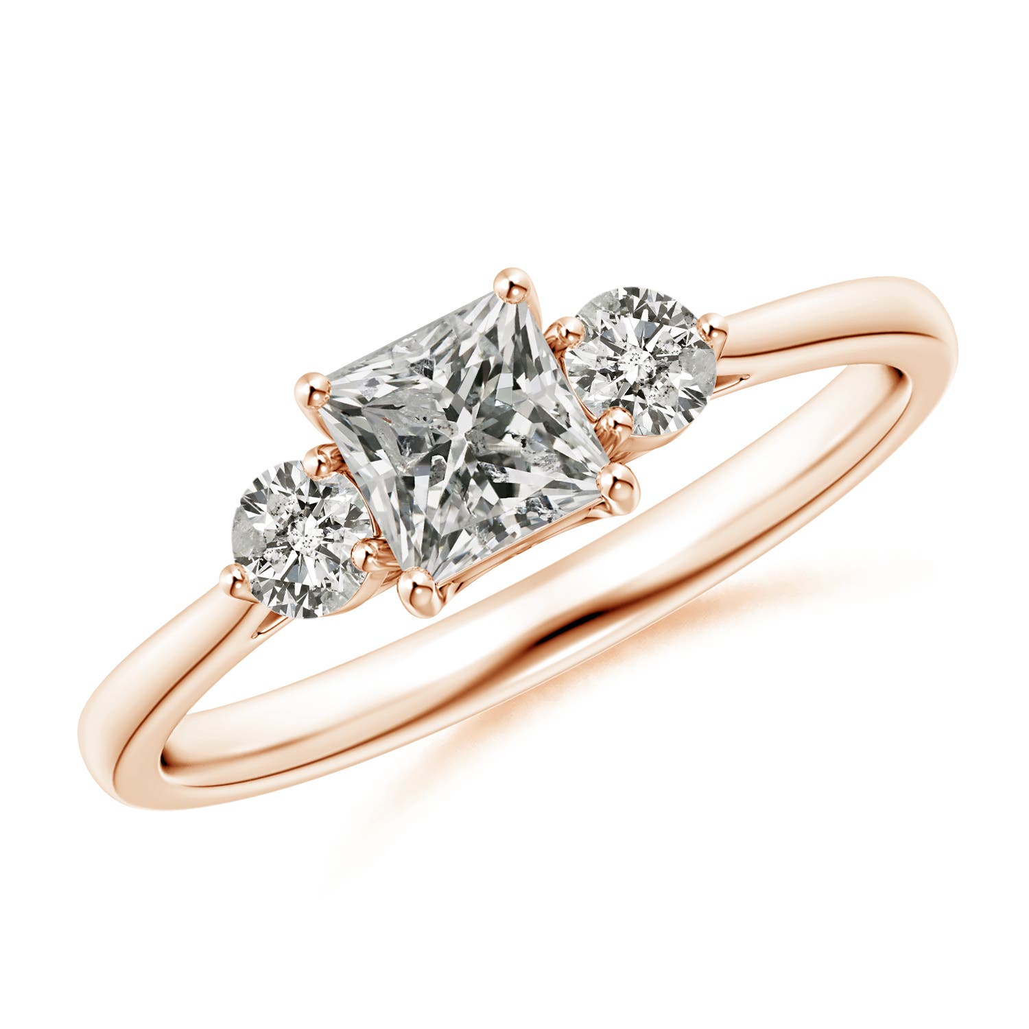 K, I3 / 0.75 CT / 14 KT Rose Gold