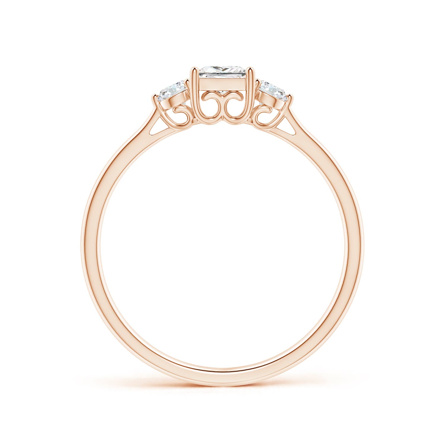 G, VS2 / 0.52 CT / 14 KT Rose Gold