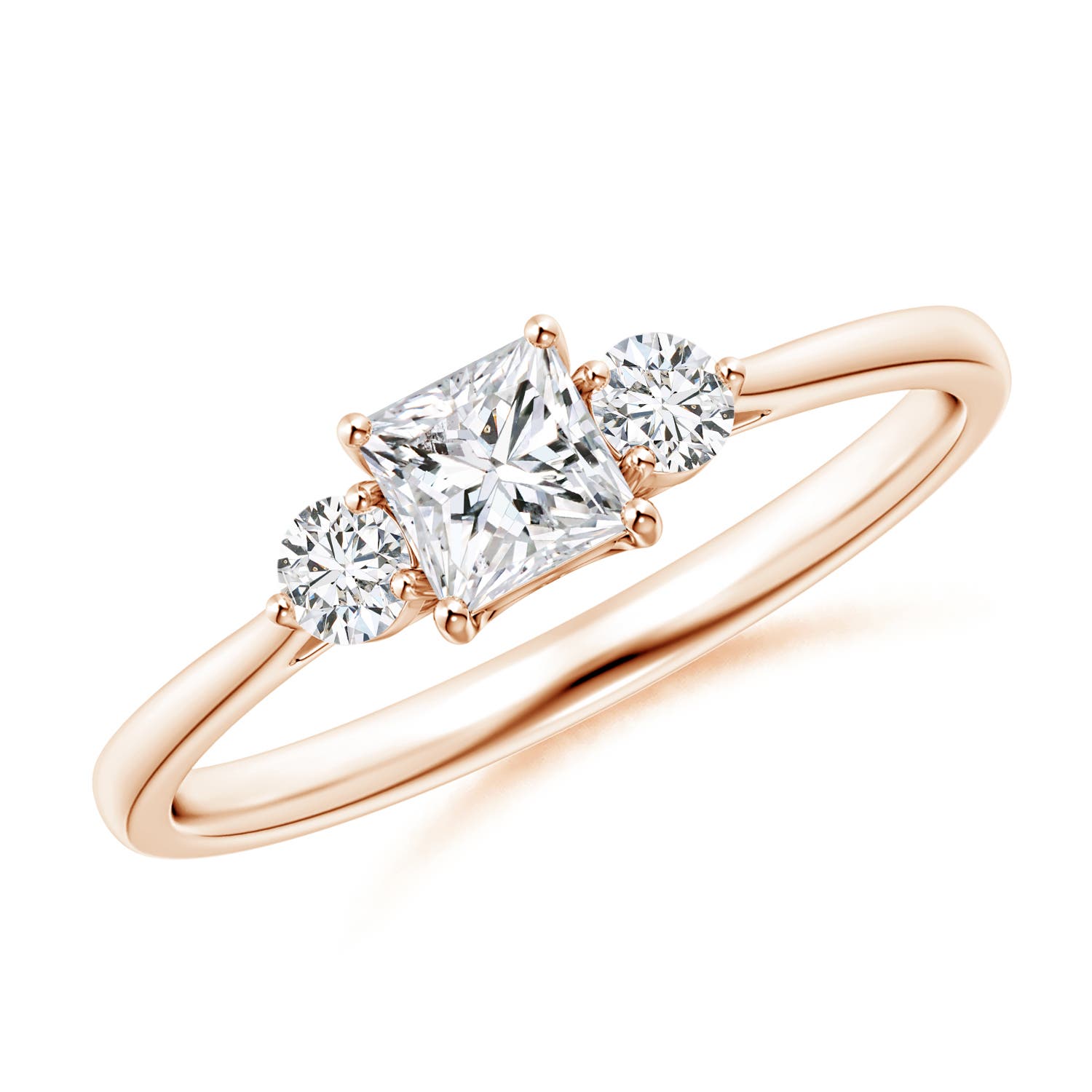 H, SI2 / 0.52 CT / 14 KT Rose Gold